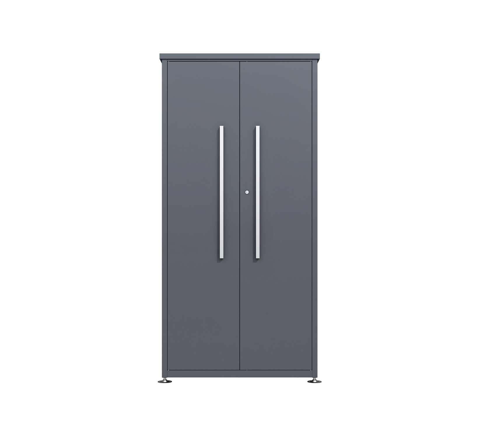 Gartenschrank mit Boden Capsa anthrazit   65x90x187cm