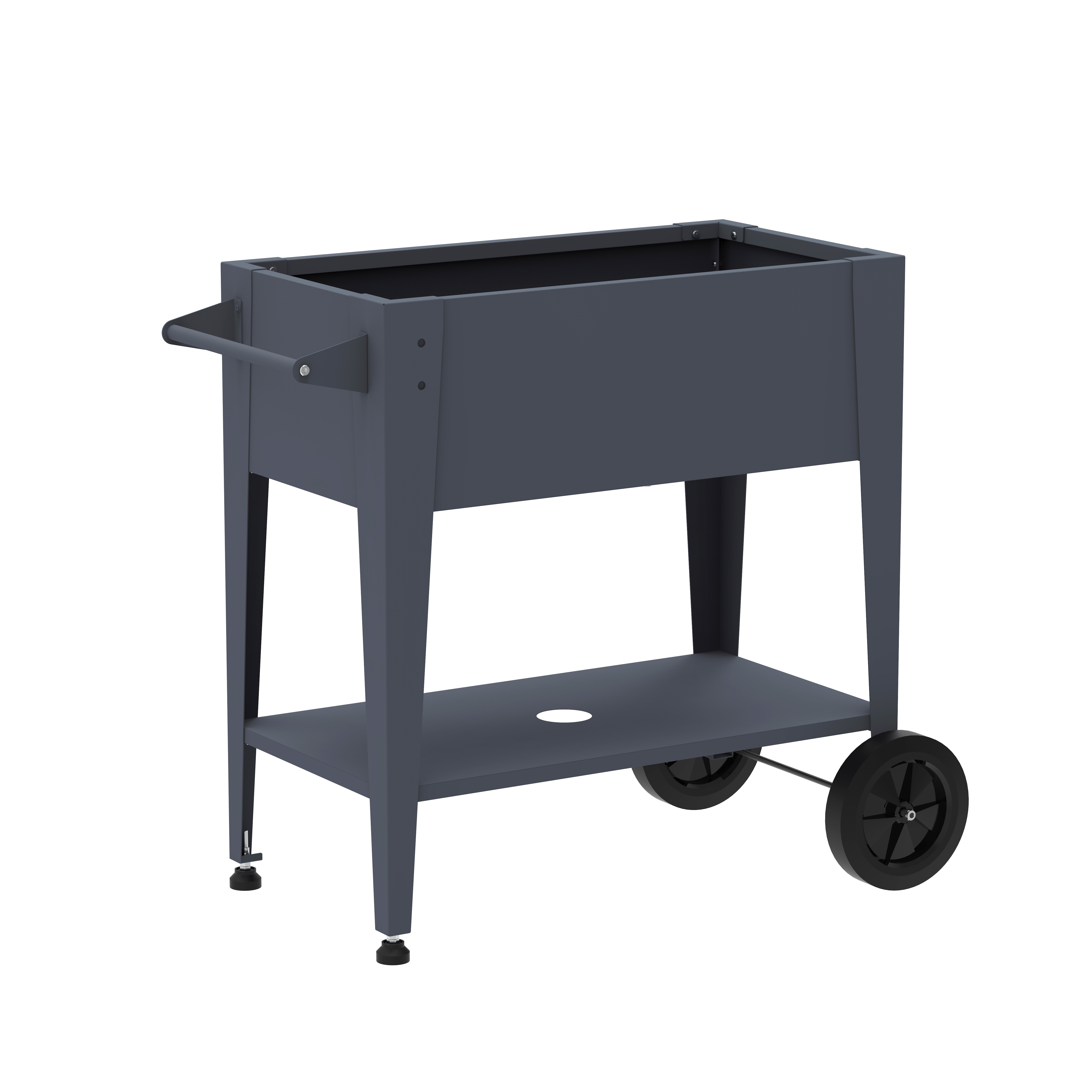 Westmann Hochbeet Mobila anthrazit | 50x93x80cm 