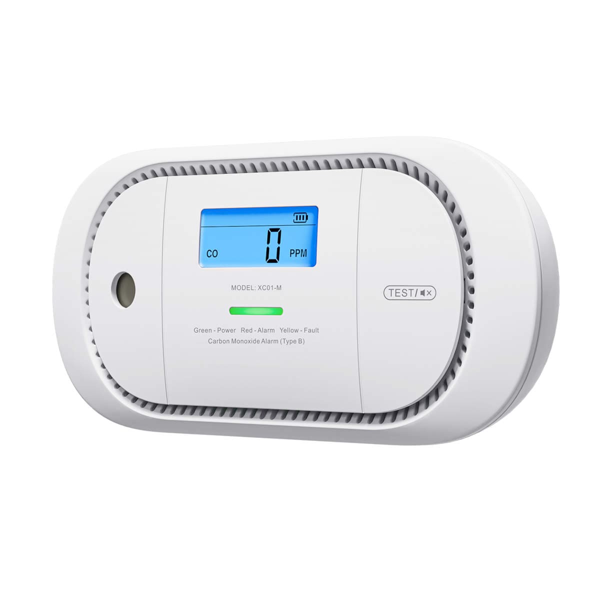 X-Sense XC01-M intelligenter vernetzter RF-Funk-Kohlenmonoxid Melder mit LCD-Anzeige 