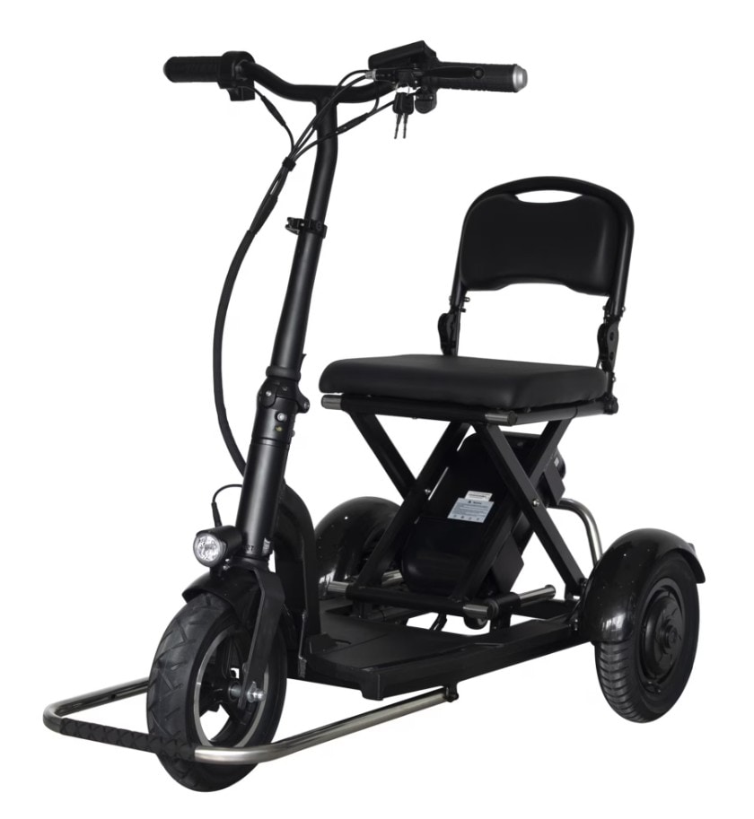 Elektro-Mobilit&auml;tshilfe MoBot Light schwarz - 3 Fahrstufen + R&uuml;ckw&auml;rtsgang /klappbar 