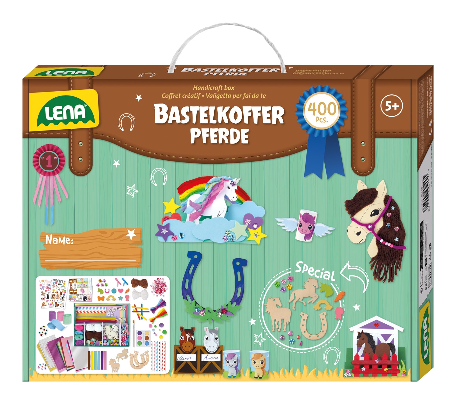 Bastelkoffer Pferde, Premium 