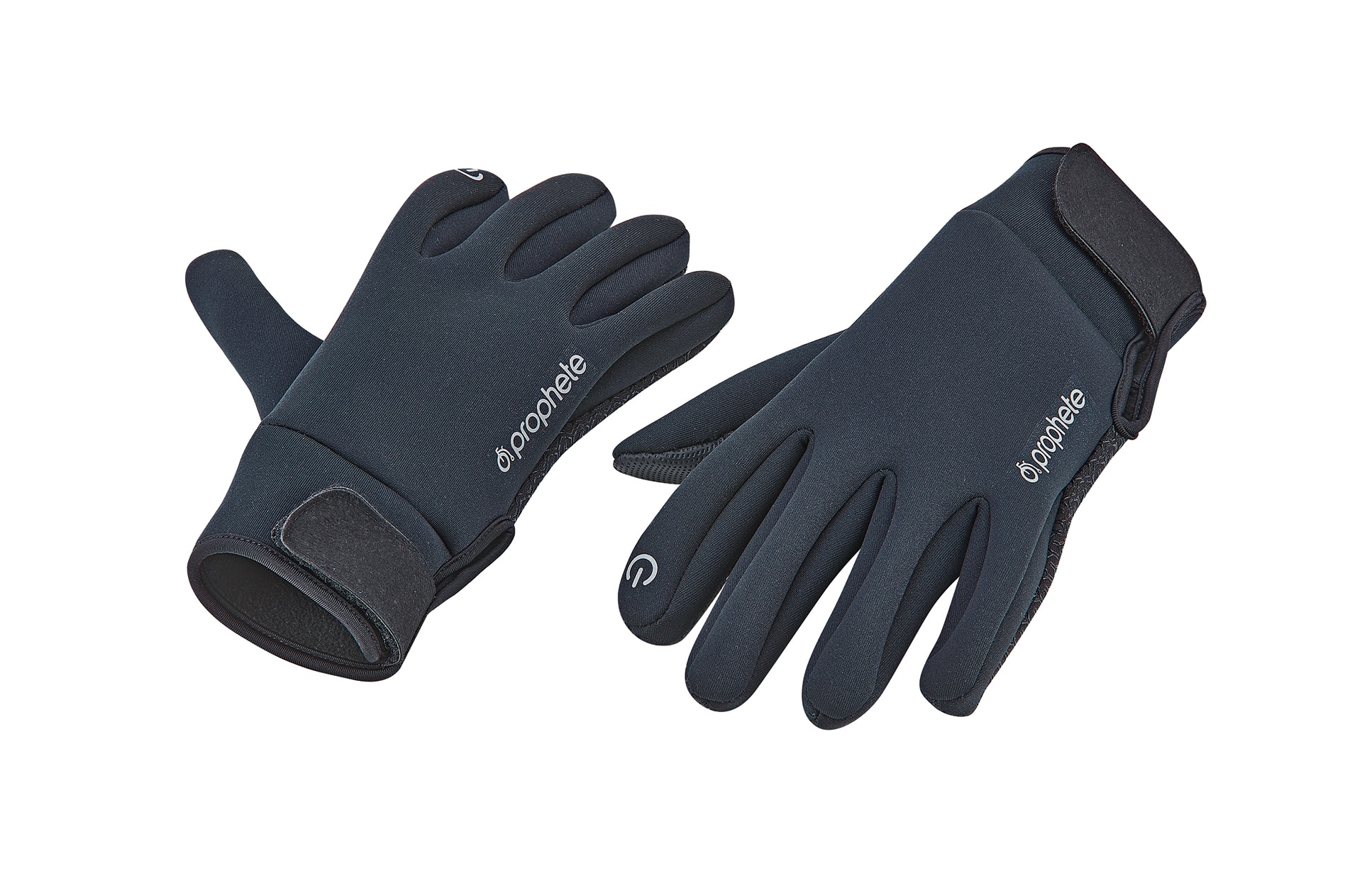 Winter Fahrradhandschuhe, wasserabweisendes und winddichtes Material, Relfektionselemente, Fleecef&uuml;tterung, Gr&ouml;&szlig;e: S/M, Farbe: schwarz 