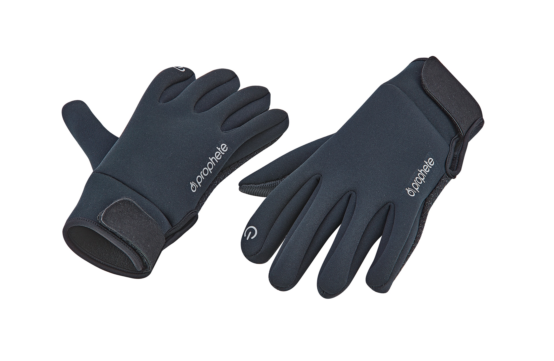 Winter Fahrradhandschuhe, wasserabweisendes und winddichtes Material, Relfektionselemente, Fleecef&uuml;tterung, Gr&ouml;&szlig;e: L/XL, Farbe: schwarz 