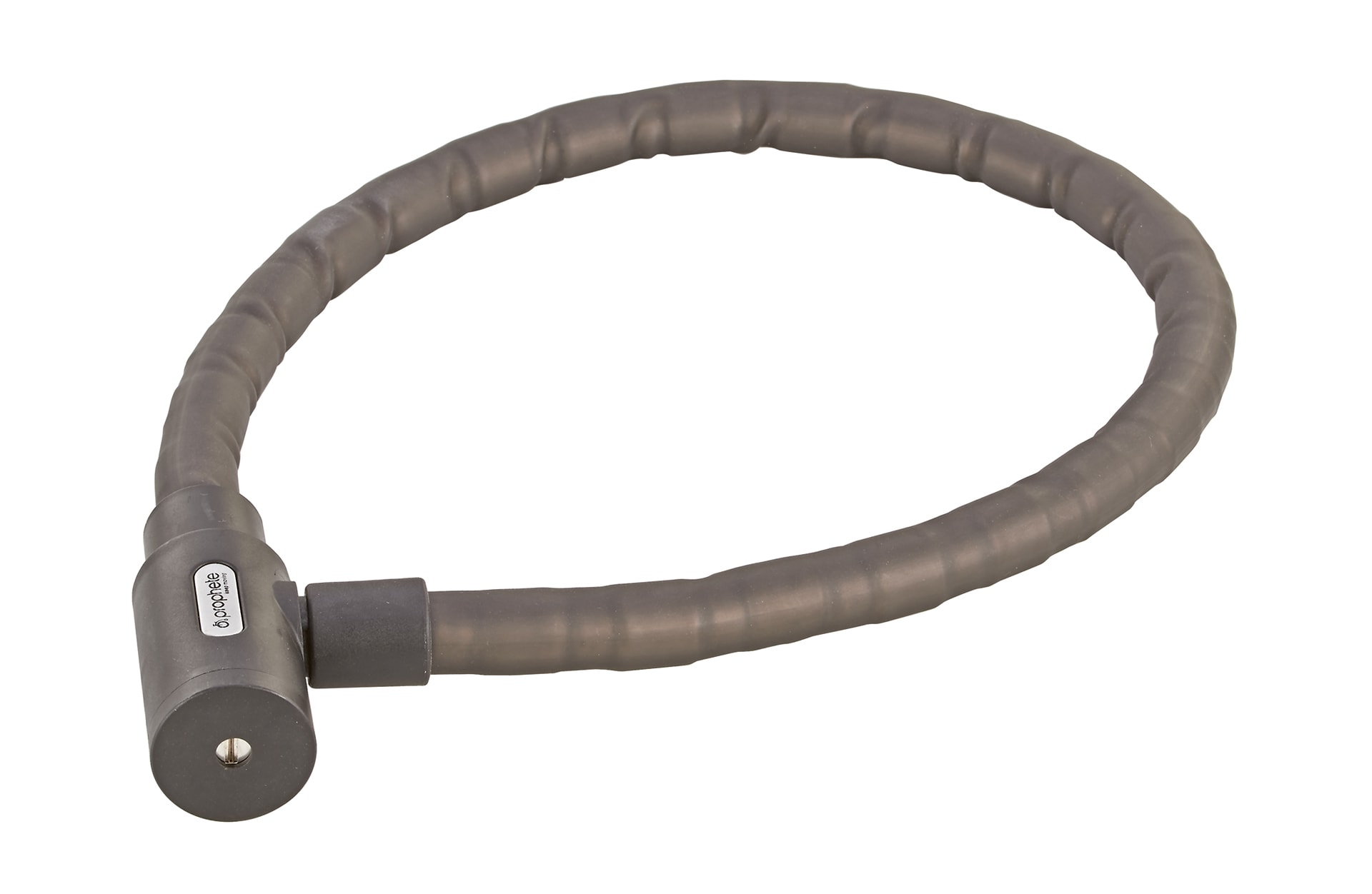 Panzerkabelschloss, inkl. 2 Laser-Cut Schl&uuml;ssel (1x mit LED), Schlie&szlig;automatik, Wegfallsperre, Staubschutzkappe, L&auml;nge: 100 cm 