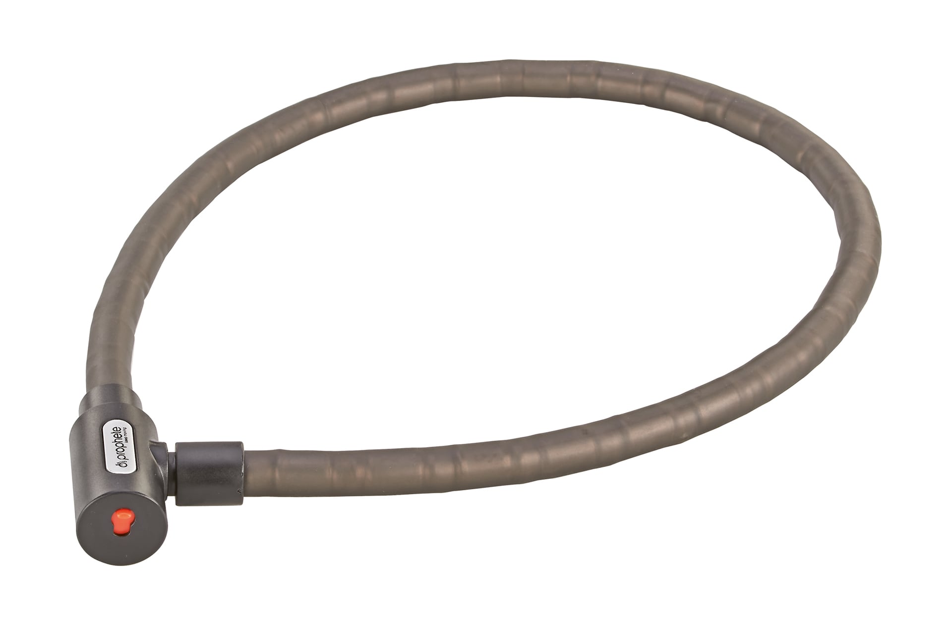 Panzerkabelschloss, inkl. 2 Laser-Cut Schl&uuml;ssel (1x mit LED), Schlie&szlig;automatik, Staubschutzkappe, L&auml;nge: 100 cm 