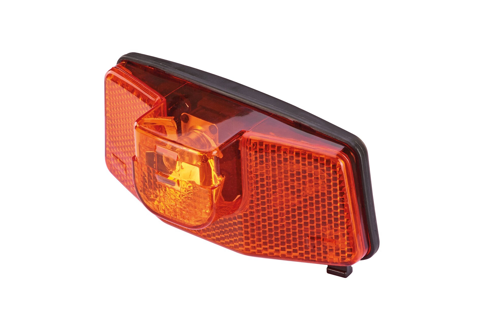 R&uuml;cklicht, f&uuml;r Naben- und Seitendynamo, f&uuml;r 2-adrigen Anschluss, Montageweite: 50 - 80 mm 