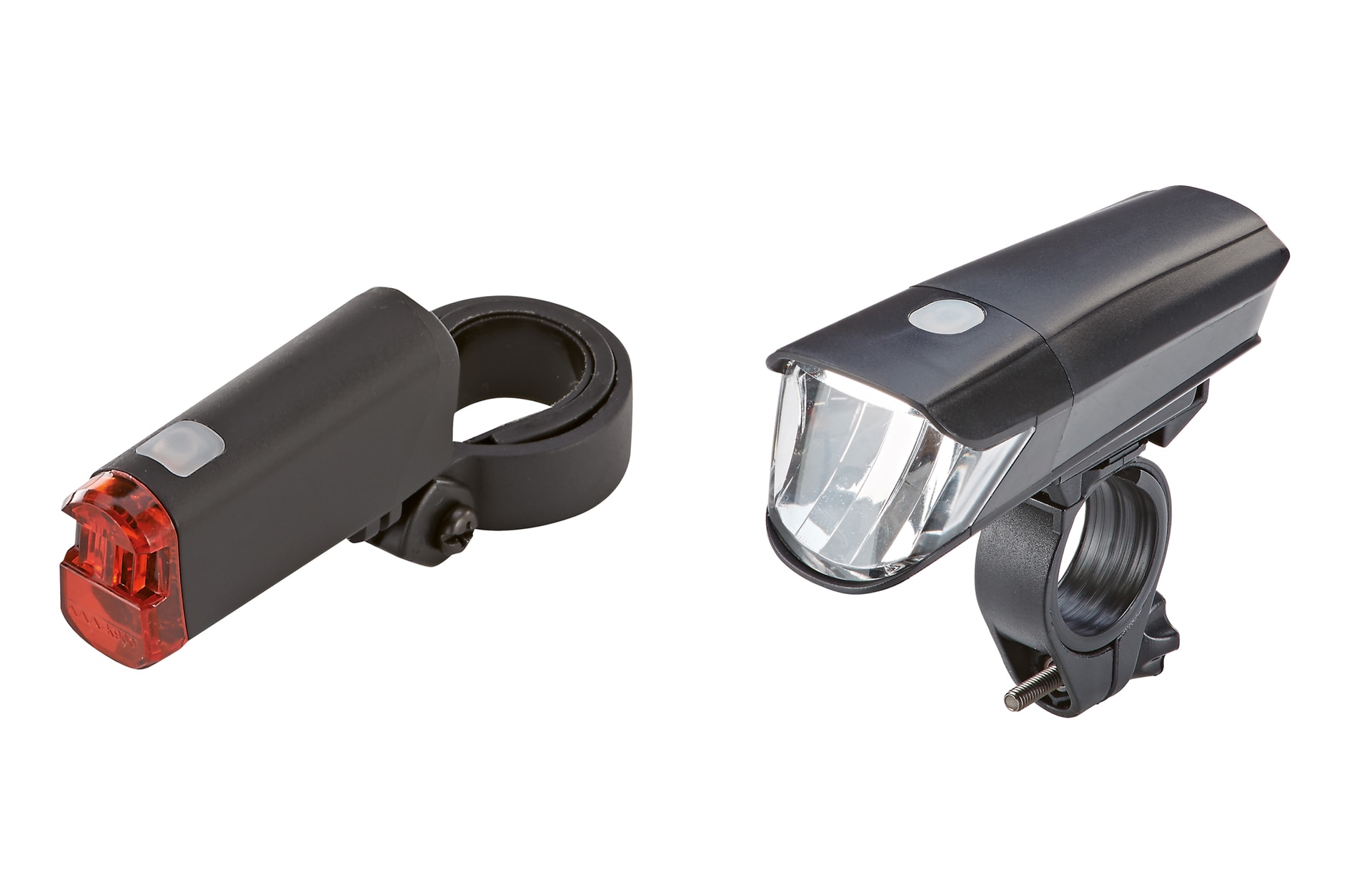 LED Batterieleuchten-Set 40/15 Lux, werkzeugfreier Batteriewechsel, inkl. Befestigungsmaterial 