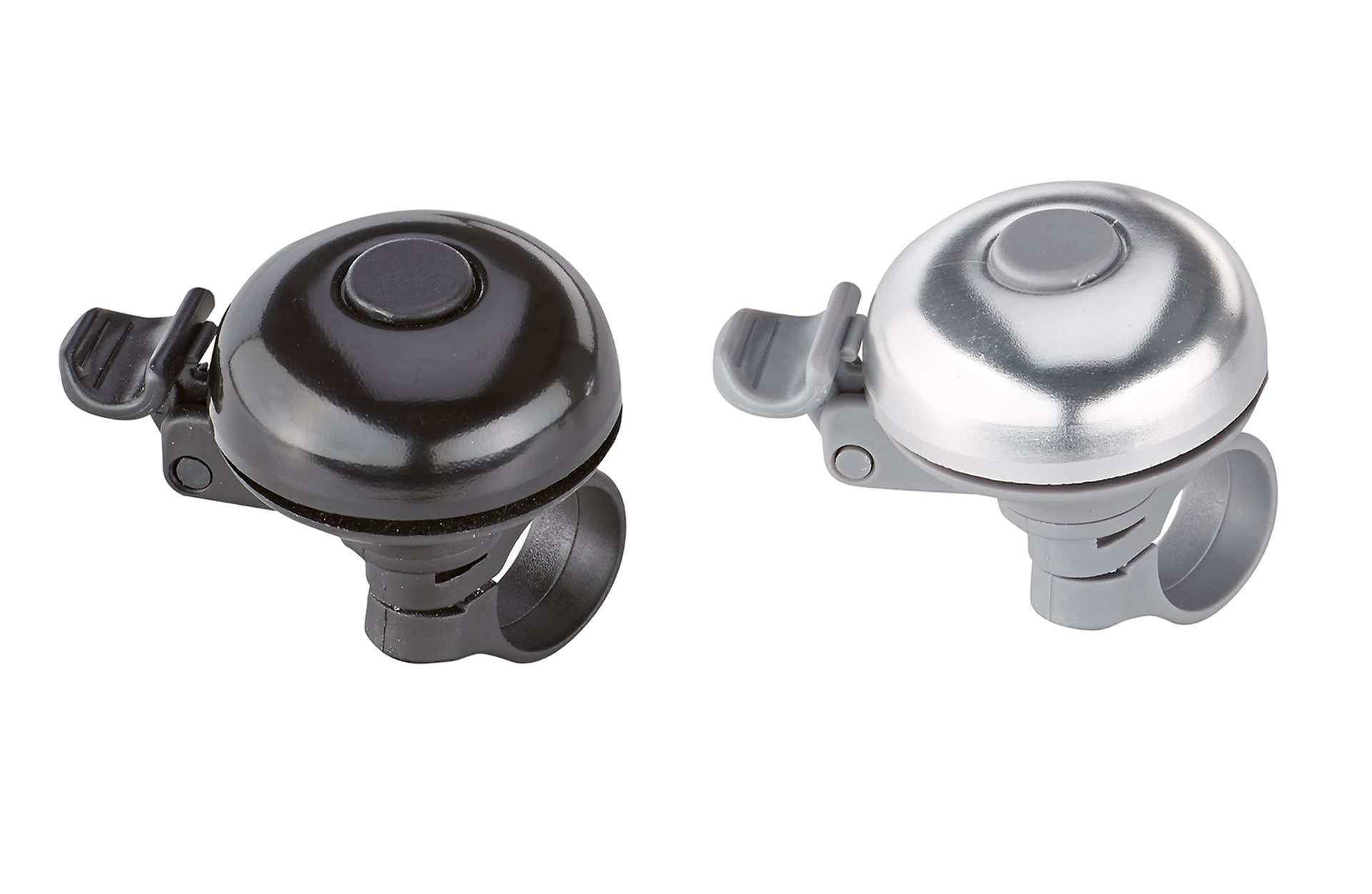 Klingel, Aluminium, schwarz 