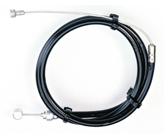 Universal-Bremszug, f&uuml;r Vorderrad, 55 cm, mit Birnen- und Walzennippel 