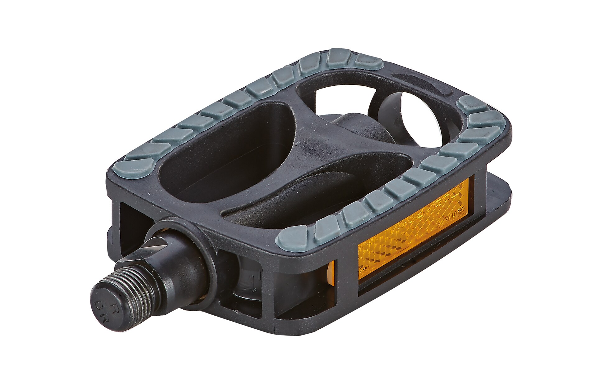 City-/Trekking Pedale, mit rutschfester Trittfl&auml;che, Kunststoff, mit Reflektoren 