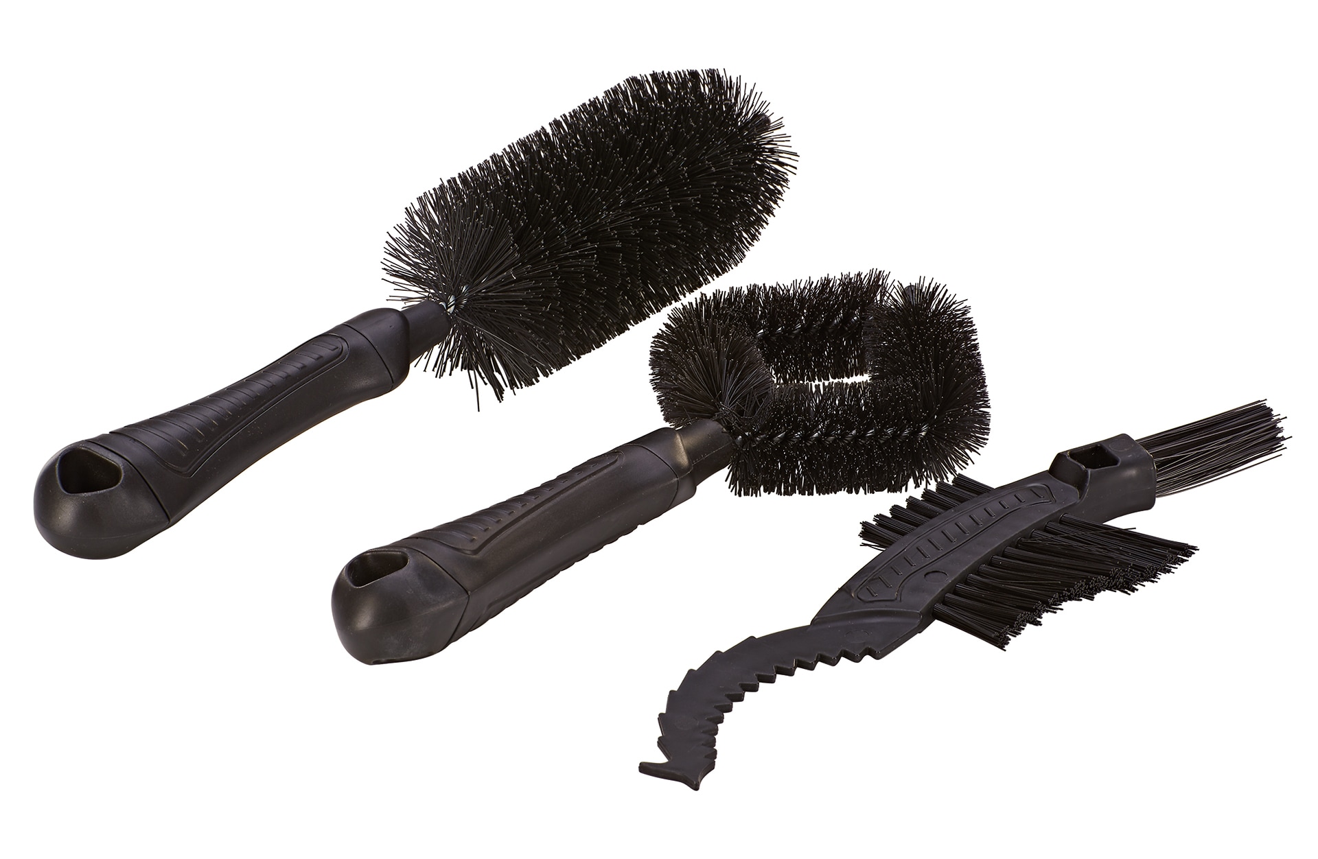 Reinigungsb&uuml;rsten-Set, 3 St&uuml;ck, zur Reinigung von Ritzeln, Kettenbl&auml;ttern, Reifen, etc. 