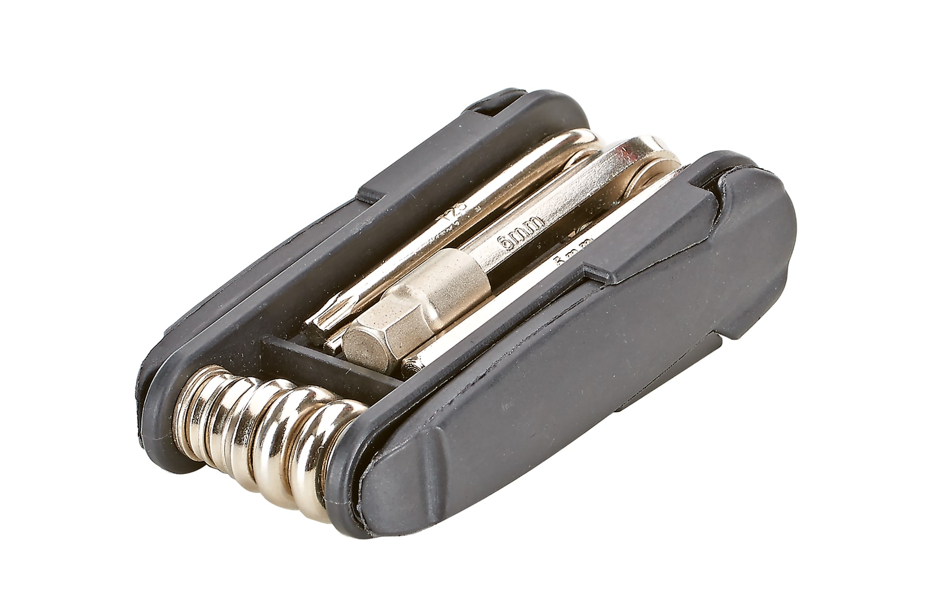 Multifunktionswerkzeug, 11 Funktionen, Reifenheber, Innensechskantschl&uuml;ssel: 2, 2.5, 3, 4, 5, 6, 8 mm, Innensechsrundschl&uuml;ssel T25, Schlitzschraubendreher, Kreuzschraubendreher 