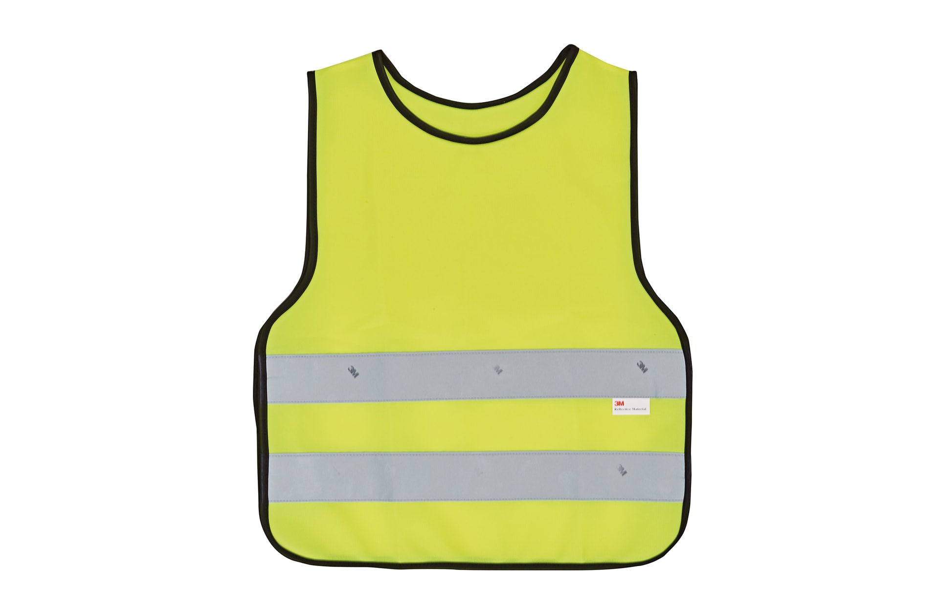 Sicherheitsweste f&uuml;r Kinder, mit 3M Reflex-Material, elastischer Gummibund und verstellbare Klettverschl&uuml;sse, Farbe: neongelb 