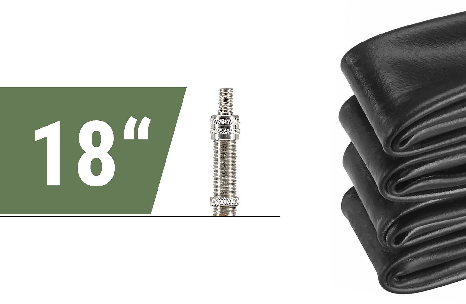 Fahrradschlauch 18" x 1.75 x 2.00, Dunlopventil 