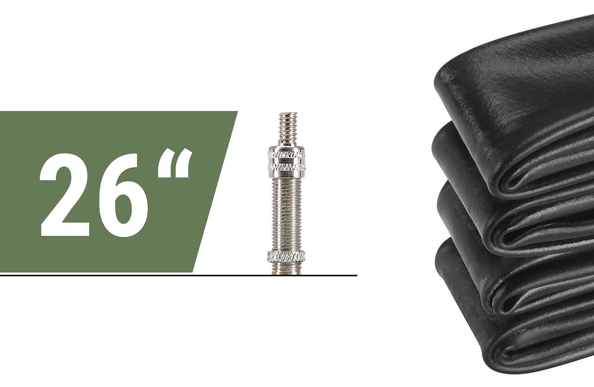 Fahrradschlauch 26" x 1.75 - 2.125, Dunlopventil 