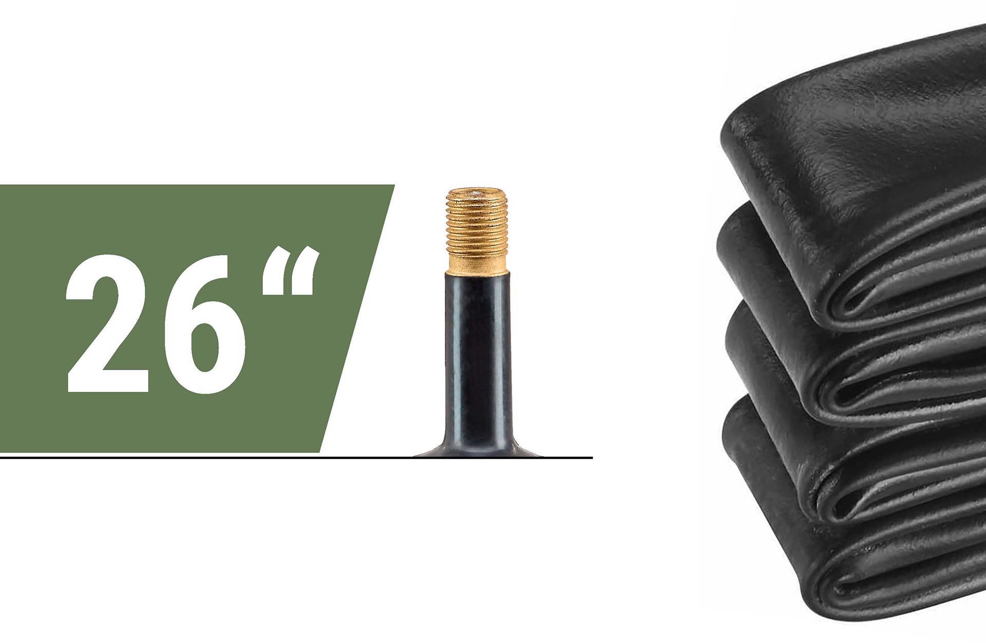 Fahrradschlauch 26" x 1.75 - 2.125, Autoventil 