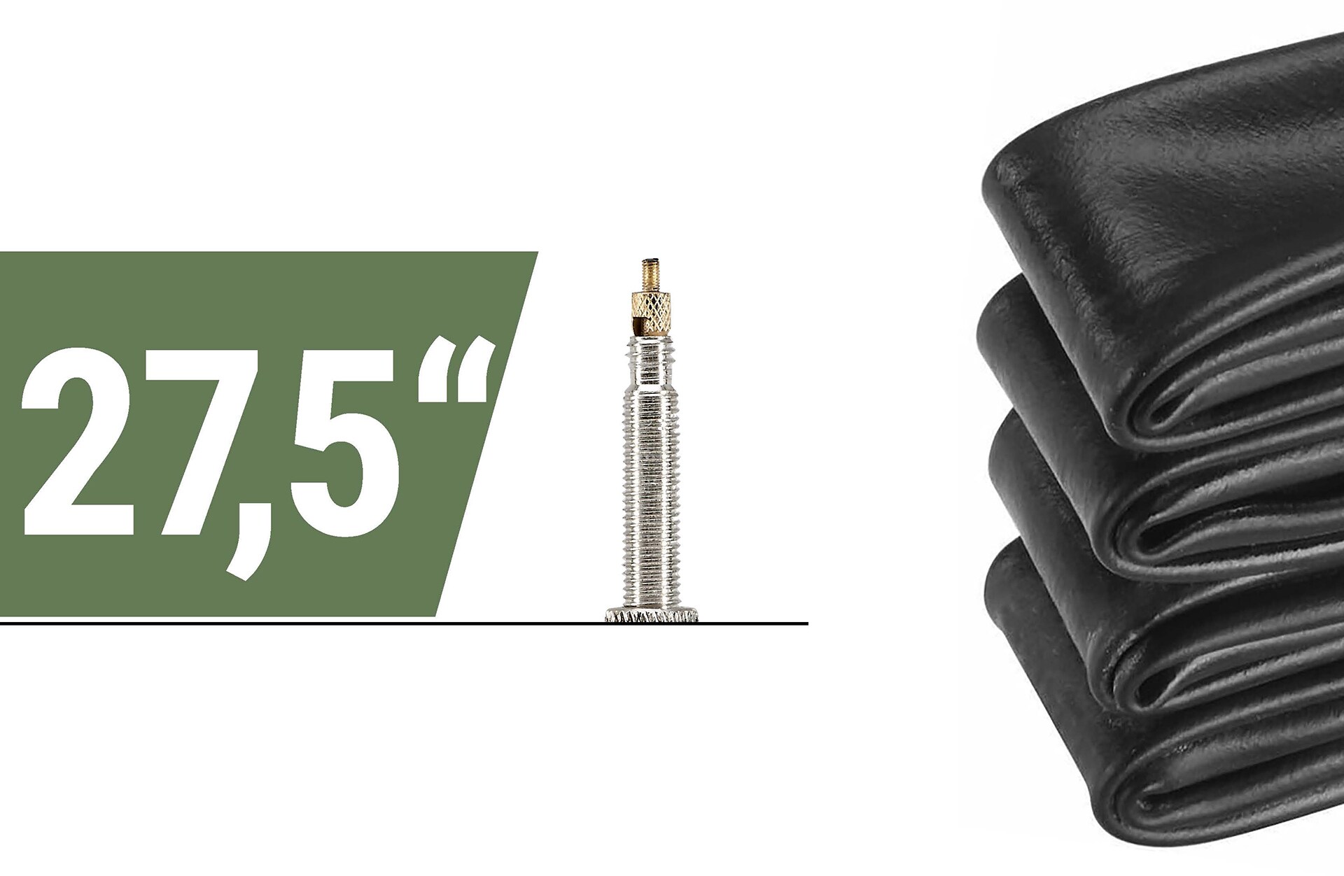 Fahrradschlauch 27.5+" x 2.3 - 3.00, MTB Boost Size Schlauch, Sclaverandventil 