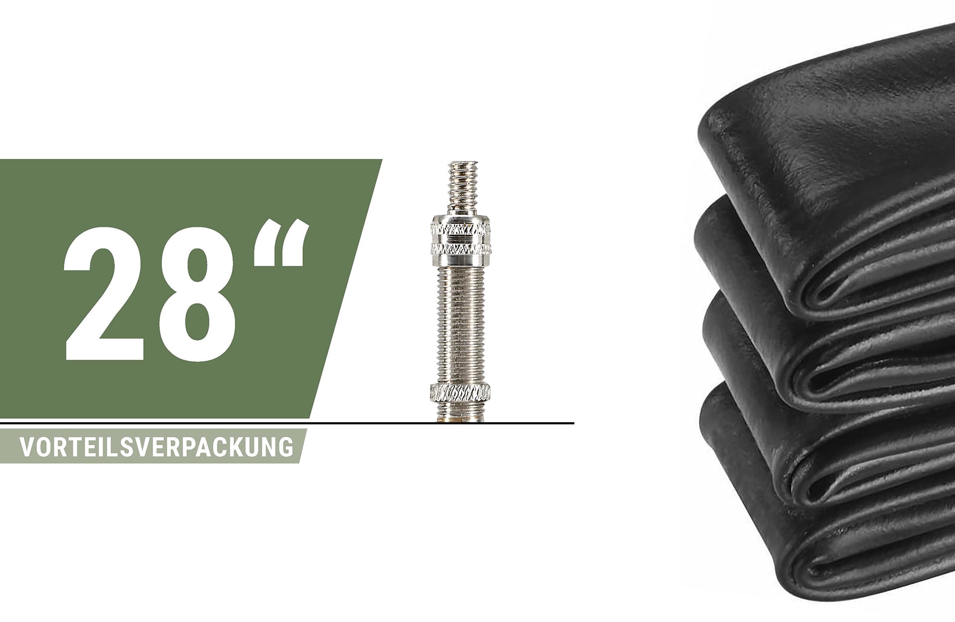 Fahrradschlauch 28" x 1.75 - 2.00, Dunlopventil 