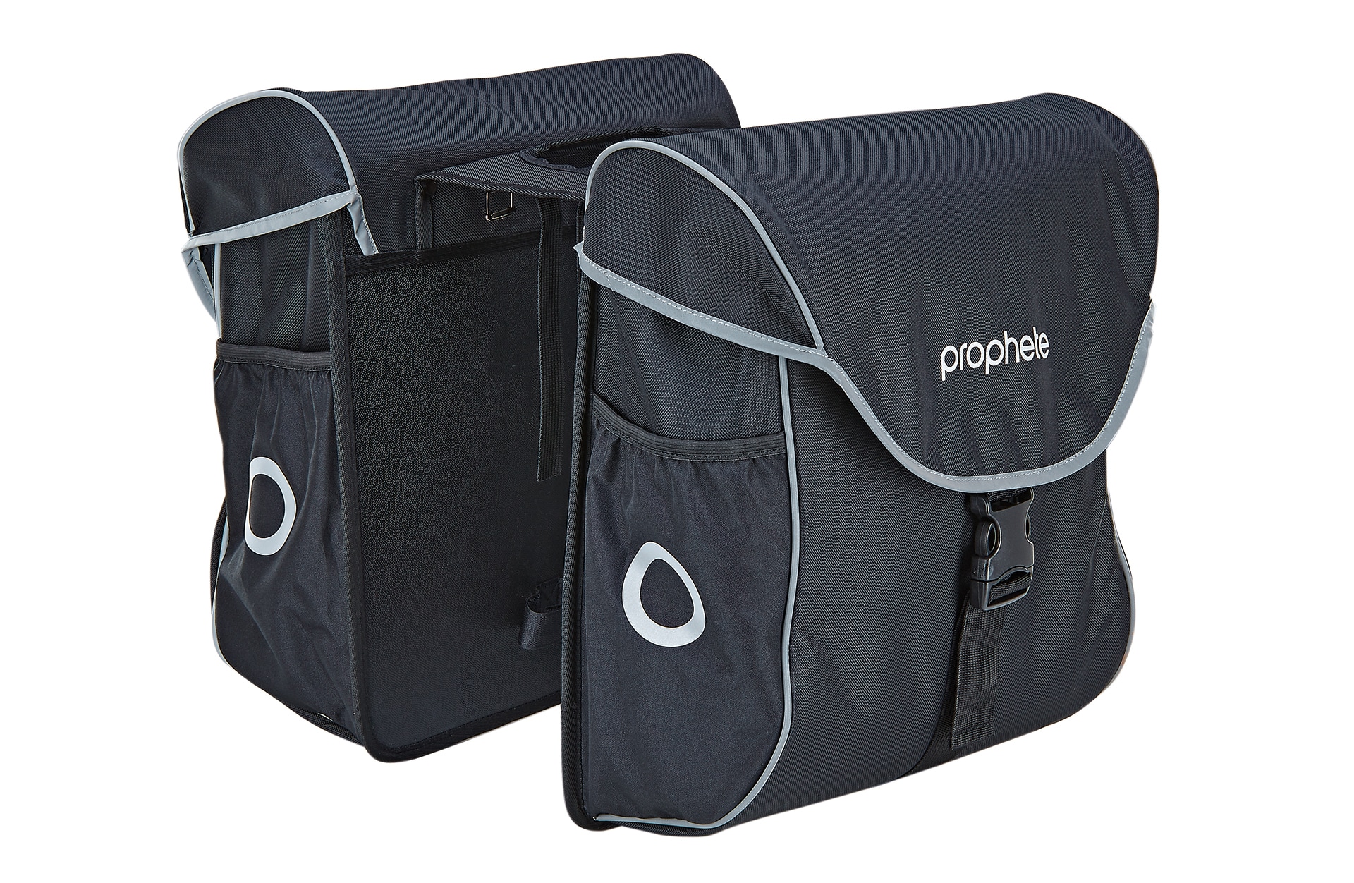 Doppelpacktasche Volumen 2x20L, wasserabweisend, mit Reflex u. innenliegenden F&auml;chern 34,5x15x34,5 