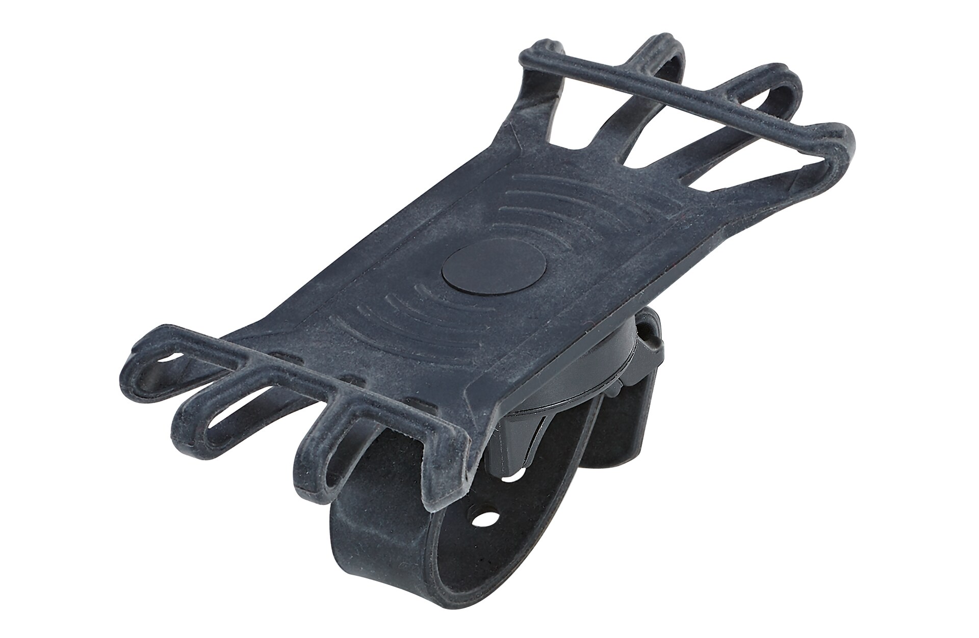 Handyhalterung, zur Lenkermontage, geeignet f&uuml;r 3,5" - 6,5", um 360&deg; drehbar, leicht abnehmbar, Silikon, Farbe: schwarz 