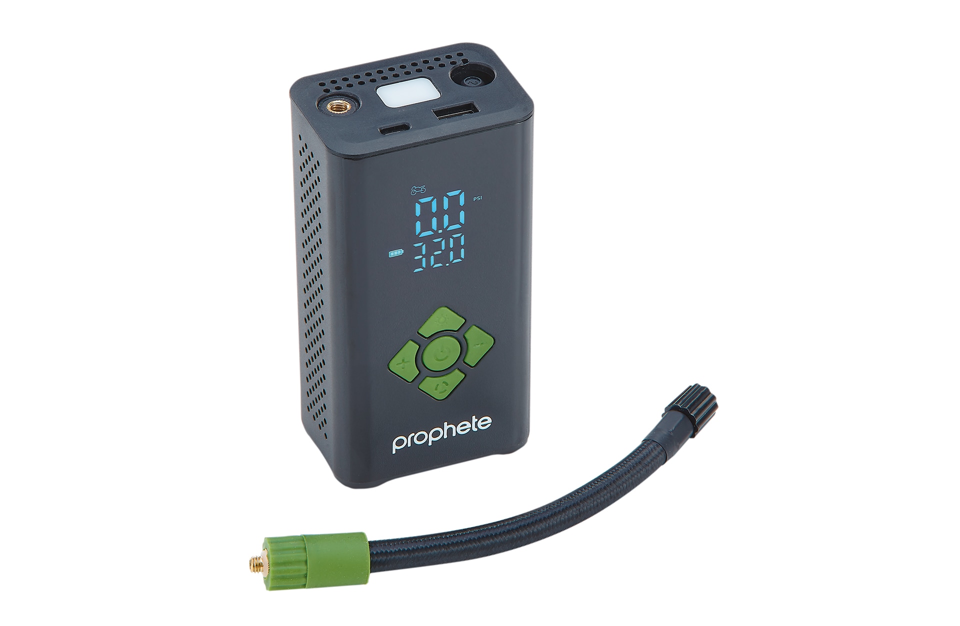 Akkupumpe mit Powerbank und LED Licht, 4400mAh f&uuml;r alle Ventilarten 