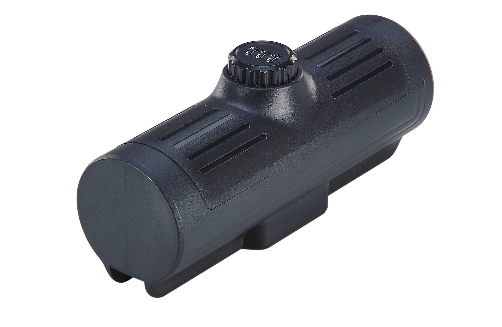 Bike Safe Fahrradbox (smart, zum sicheren Verstauen von Wertgegenst&auml;nden, integriertes Zahlenschloss (3-Fach-Kombination), Ma&szlig;e: 234 x 89 x 76 mm (BxHxT), Farbe: schwarz 