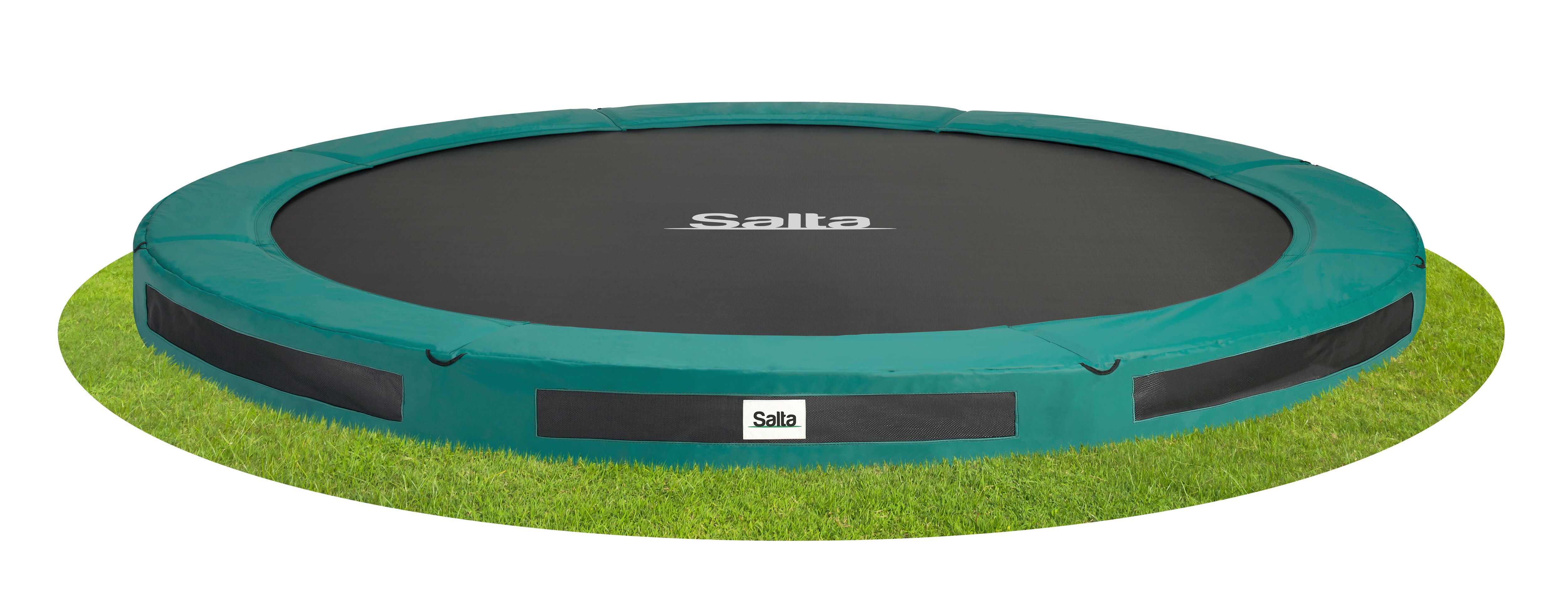 Salta Bodentrampolin Premium Ground Sports - rund - &Oslash;251 cm - Gr&uuml;n 