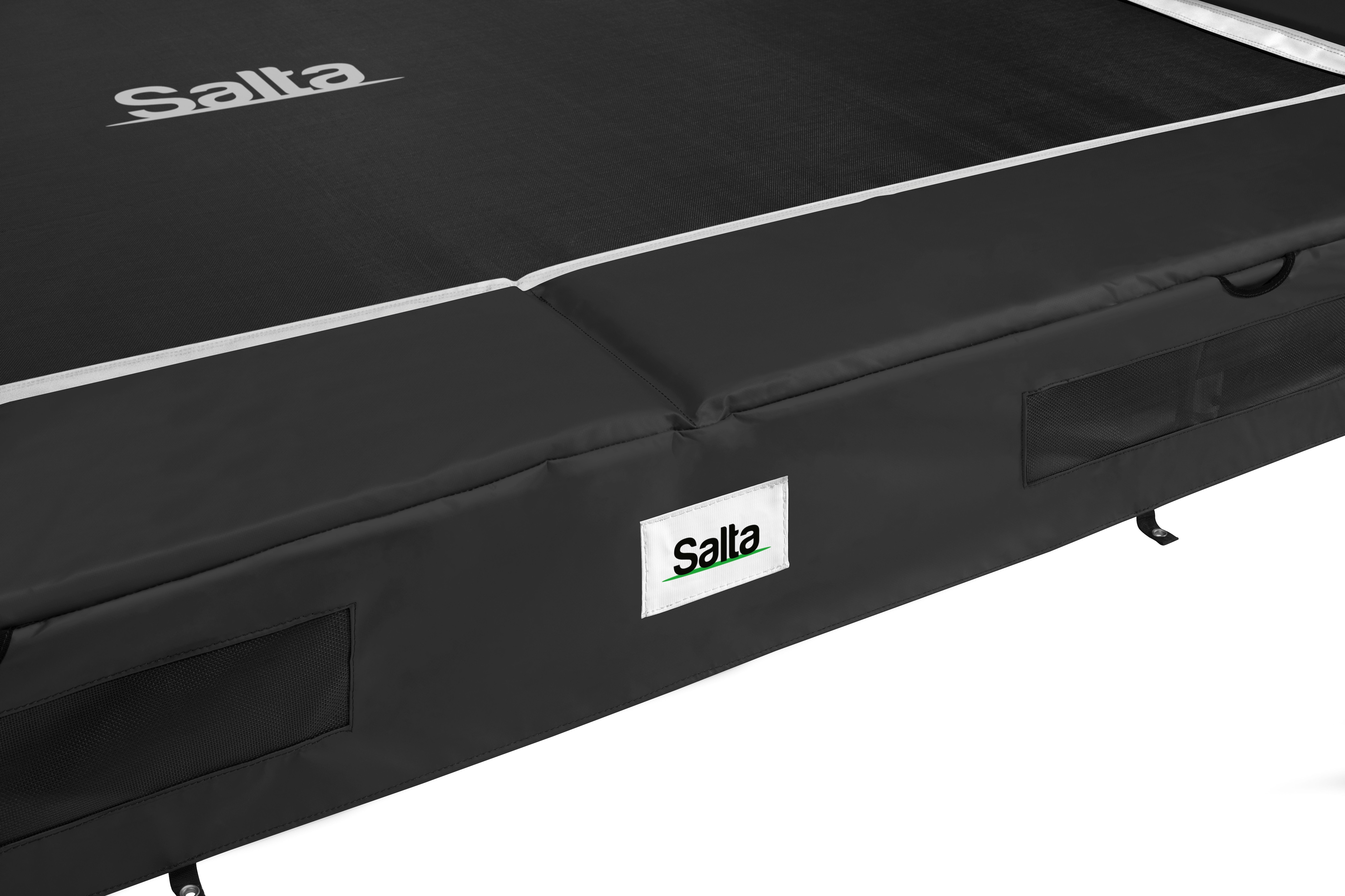 Salta Bodentrampolin Premium Ground Sports  - rechteckig - 366 x 244 cm - Schwarz 