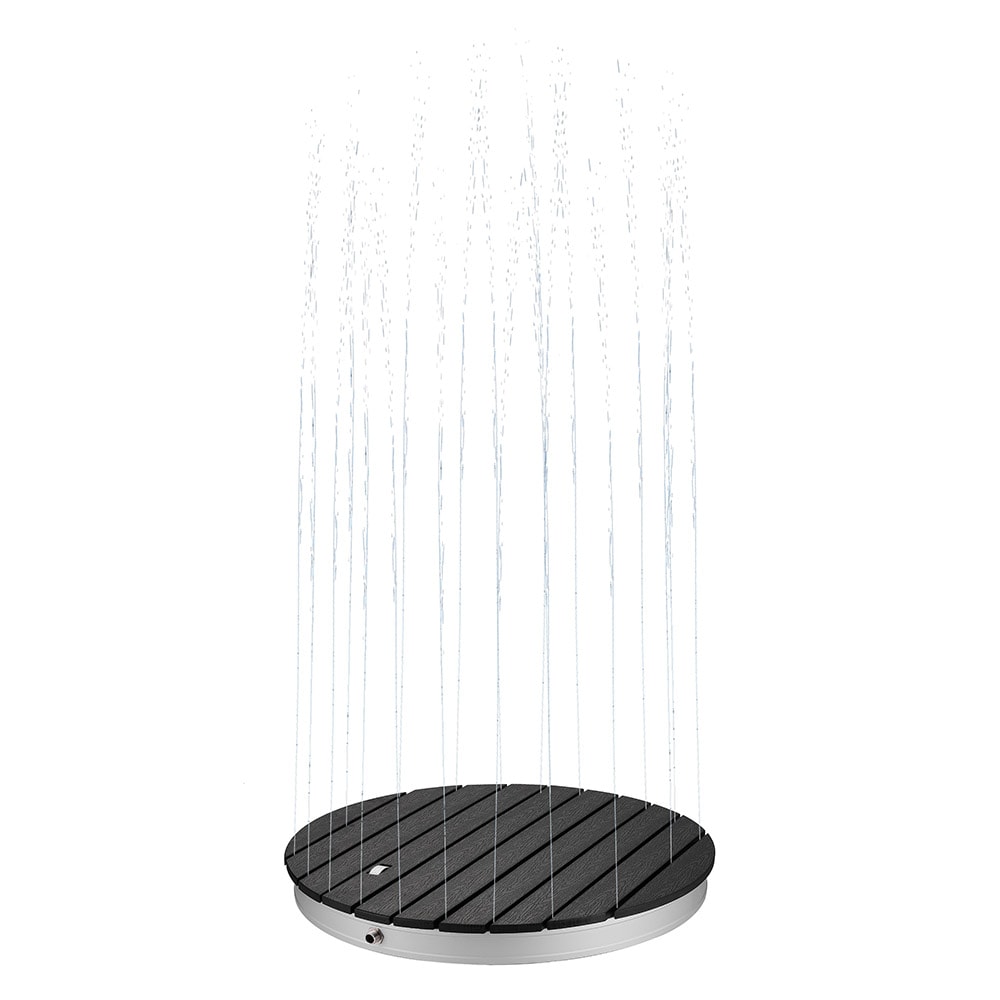 Home Deluxe WPC Bodendusche Anthrazit CALIA - 70,5cm Durchmesser 