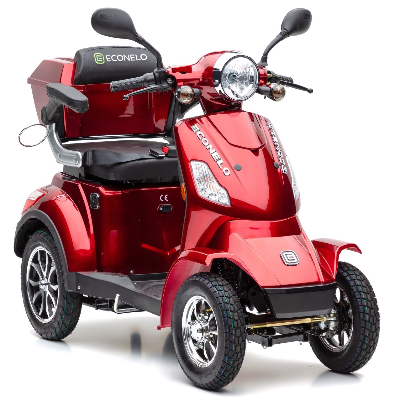 Econelo E-Seniorenmobil Voltrixx, Blei-Akku, 4-Rad, 1000 Watt, Rot 