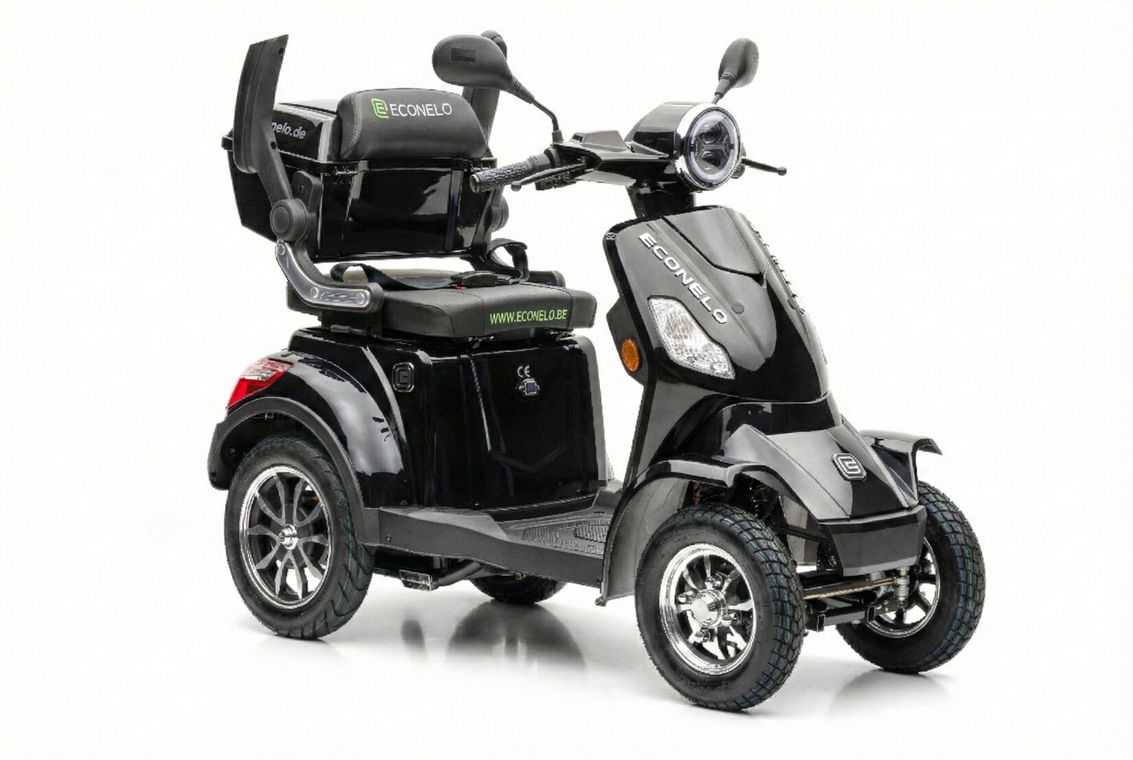 Econelo E-Seniorenmobil Voltrixx, Lithium-Akku, 4-Rad, 1000 Watt, Schwarz