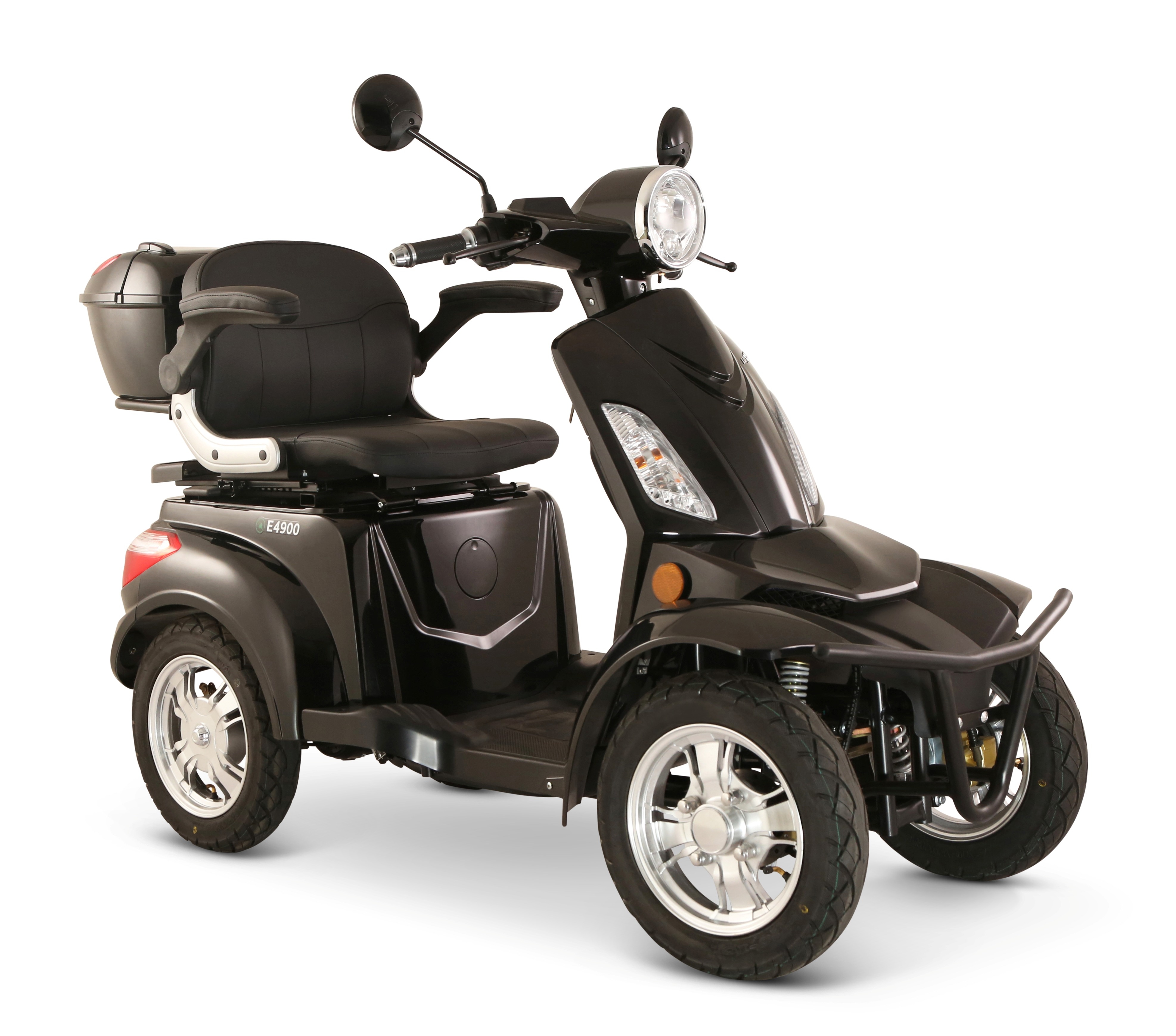 Elektroroller LuXXon E4900 - Elektromobil f&uuml;r Senioren mit 1000 Watt, max. 20 km/h, Reichweite bis zu 41 km, schwarz 