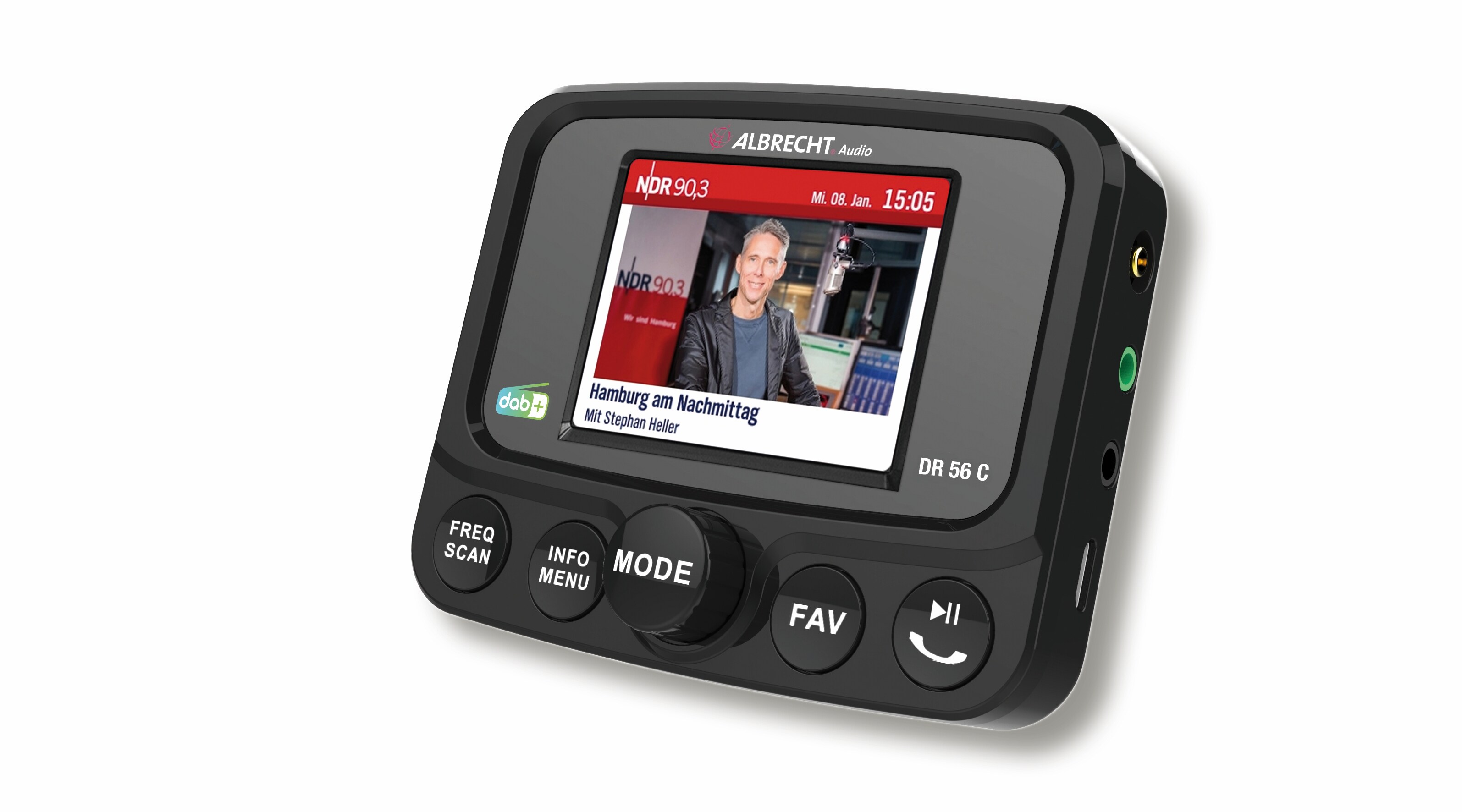 Albrecht DR 56 C Digitalradio Tuner mit Farbdisplay Bluetooth 