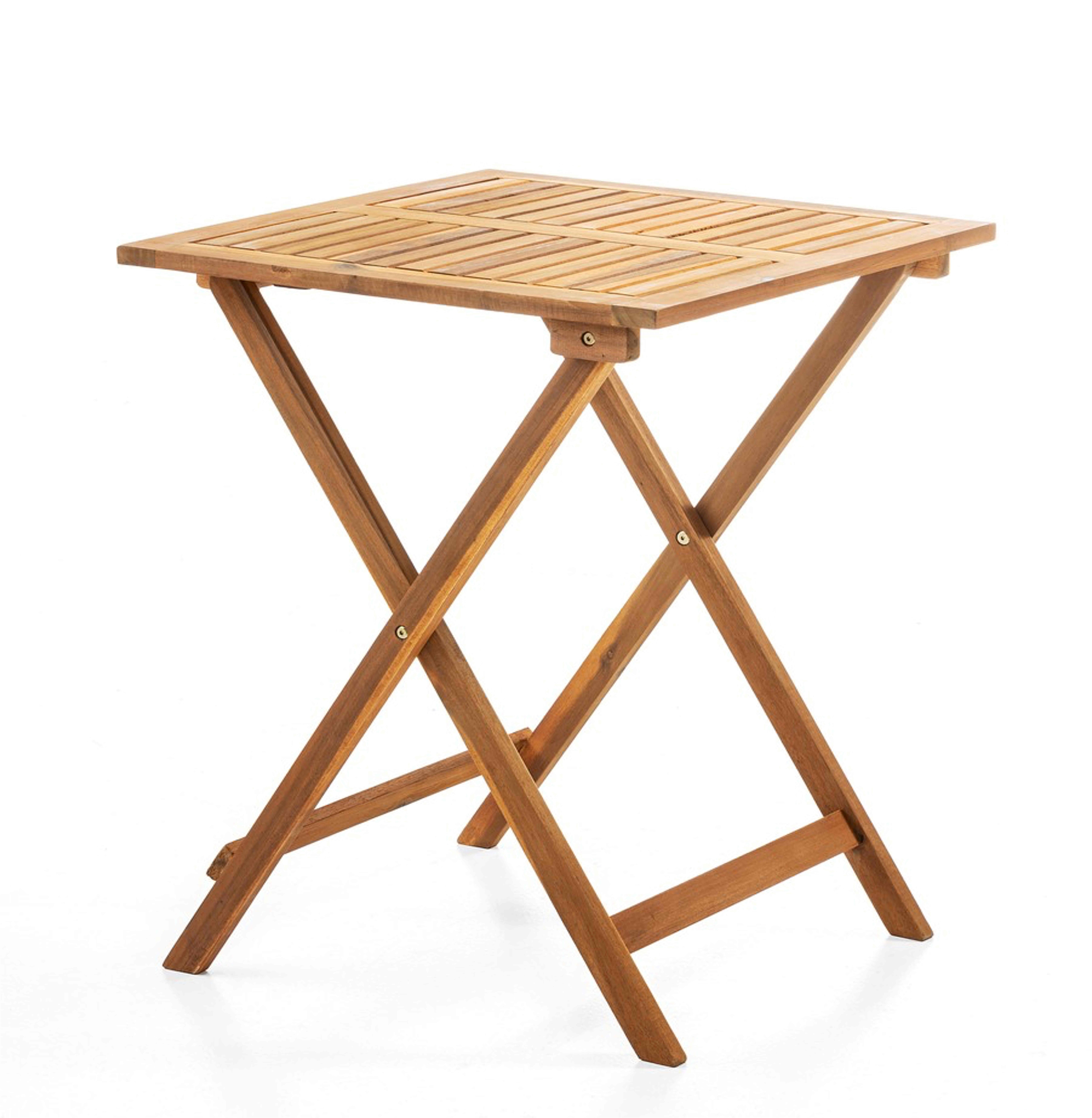 Akazienholz Klapptisch 58 cm FSC 