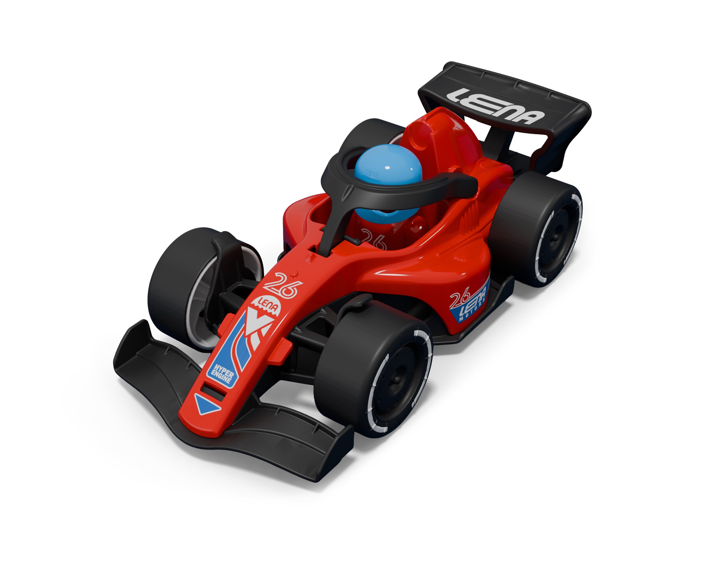 Formel Rennwagen, rot 