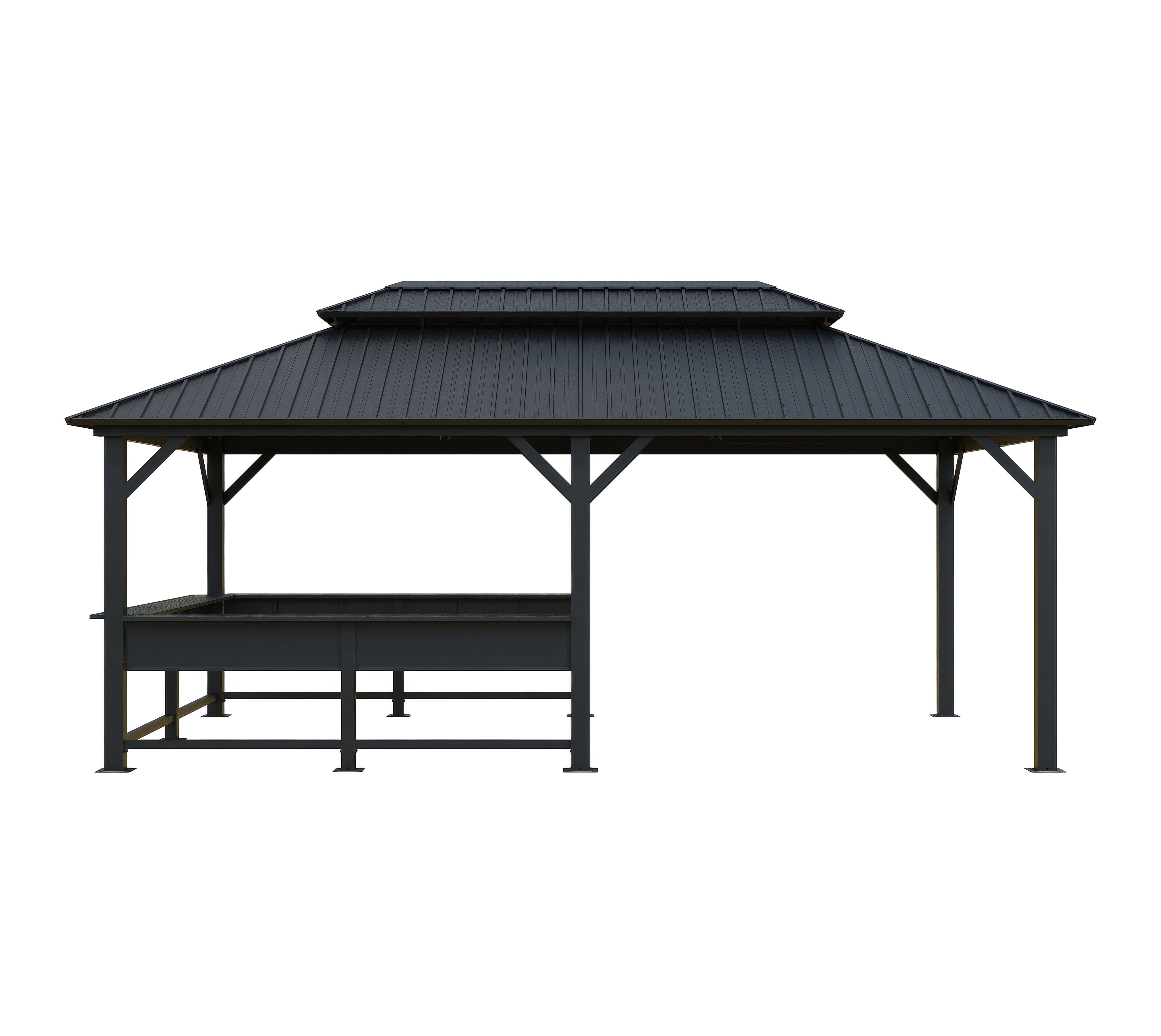 Sojag Pavillon Bondi 1220 Schwarz | 598,7x363,8x307cm 
