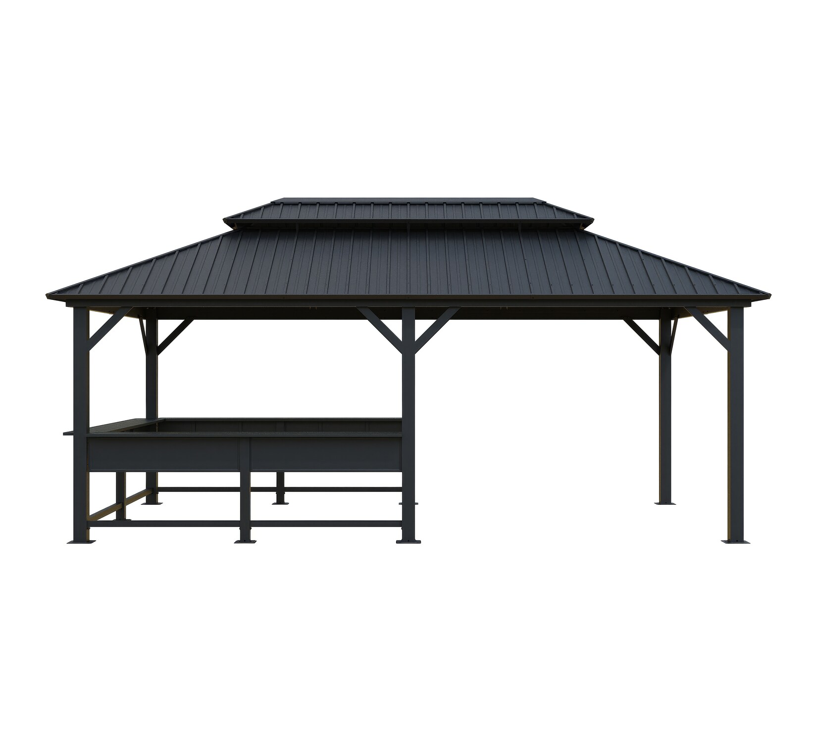 Pavillon Bondi 1220 Schwarz   598,7x363,8x307cm