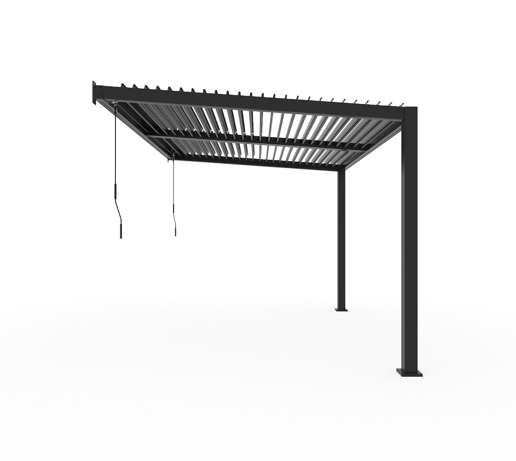 Terrassenüberdachung Hana 1013 Schwarz   305,3x399,4x270,1cm