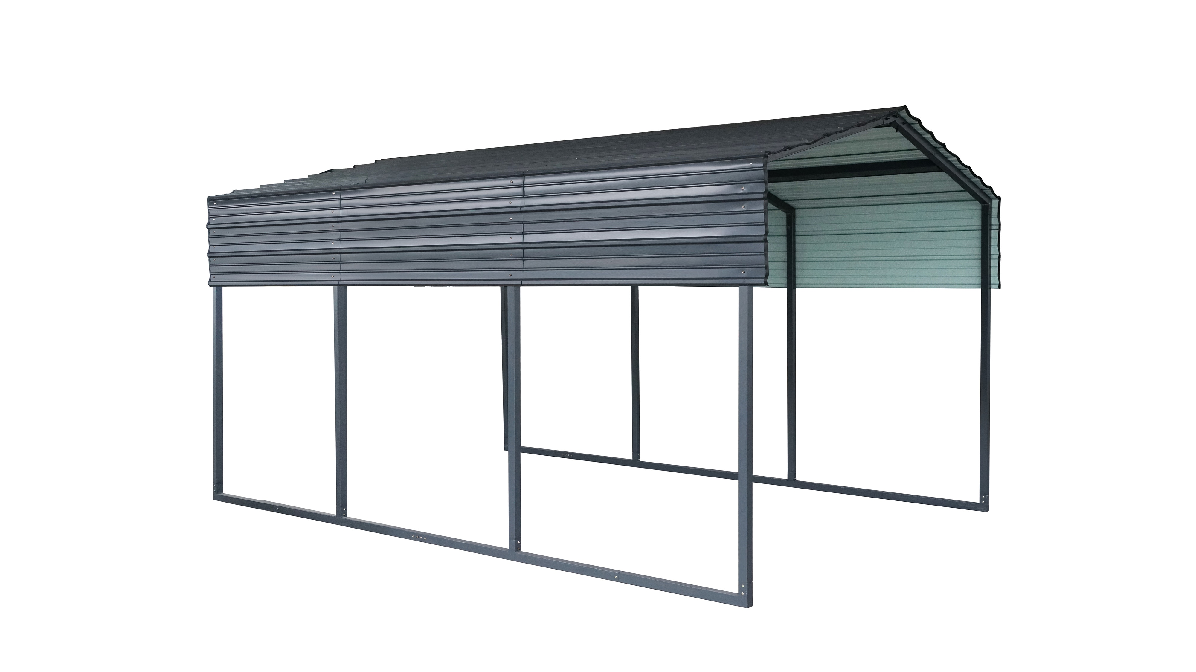 Westmann Carport Kopenhagen S Grau | 451x305x253cm 
