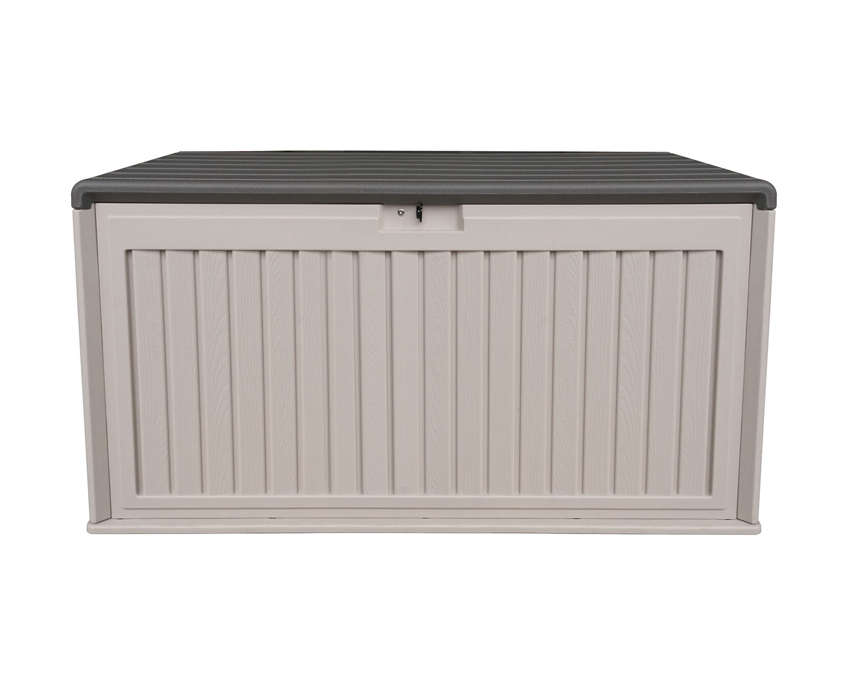 Kunststoff Gartenbox Alba  Creme   63x128x64cm