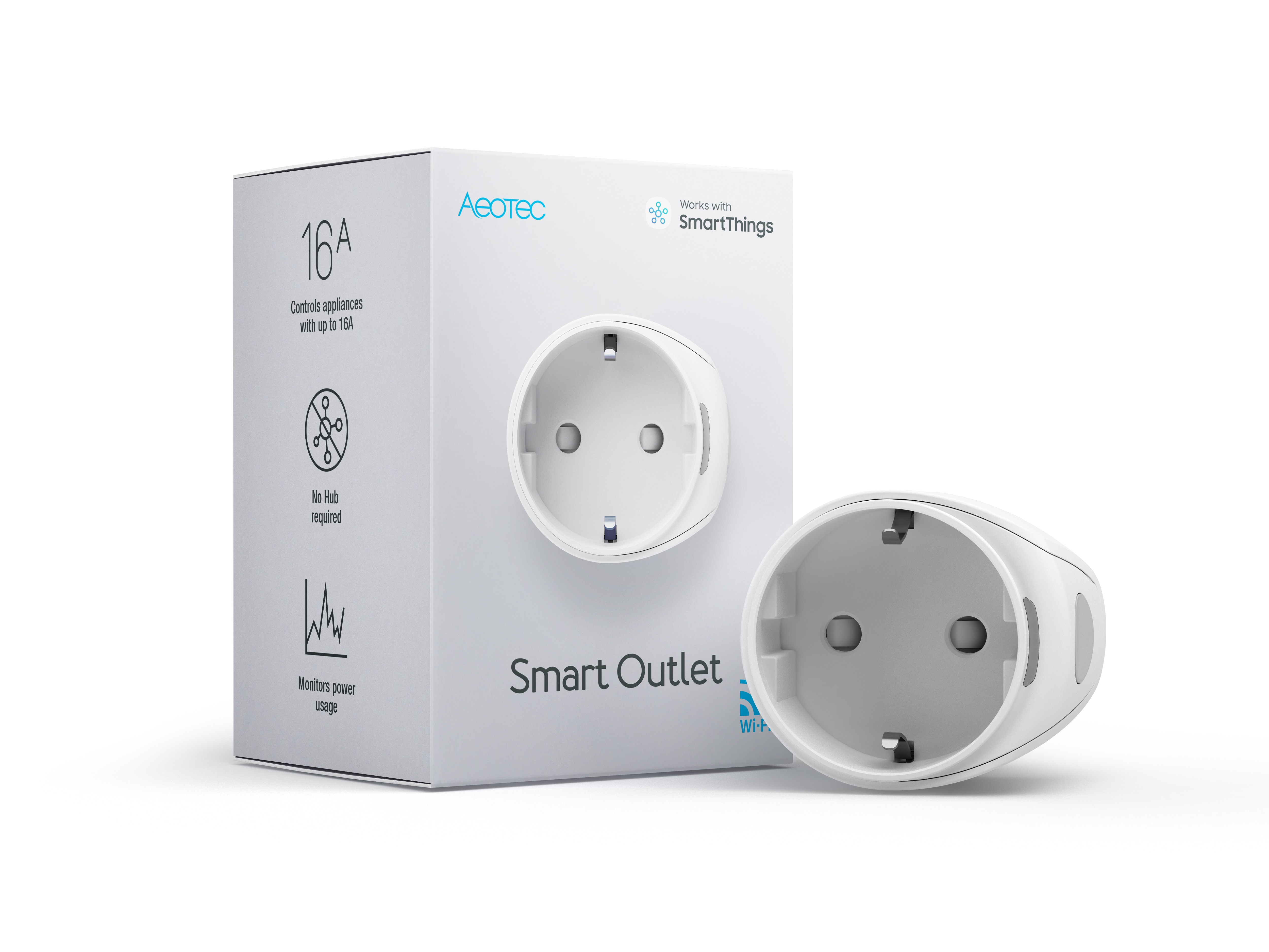 Aeotec Smart Outlet Typ F Smarte Steckdose Wi-Fi 