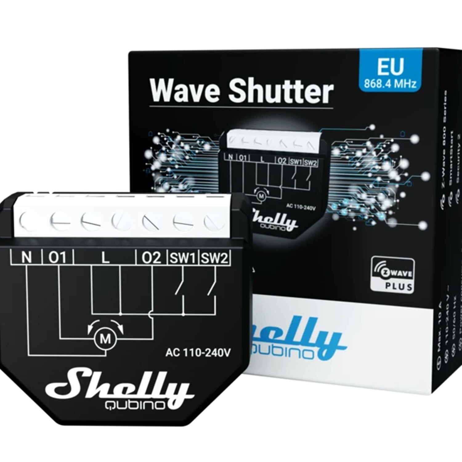 Shelly Qubino Wave Shutter Rollladenschalter 