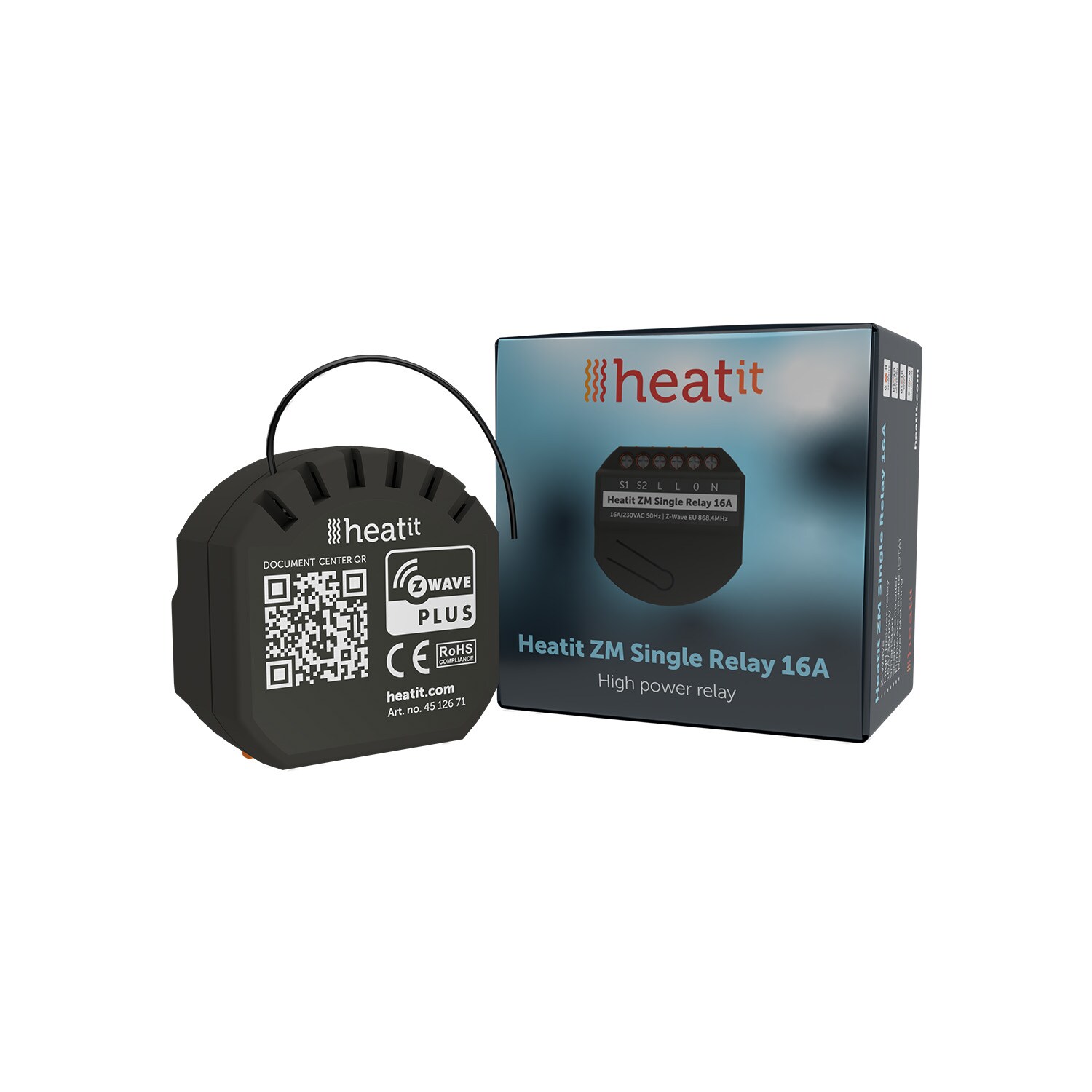 EOL Heatit ZM Single Relay 16A Z-Wave 700er Serie 