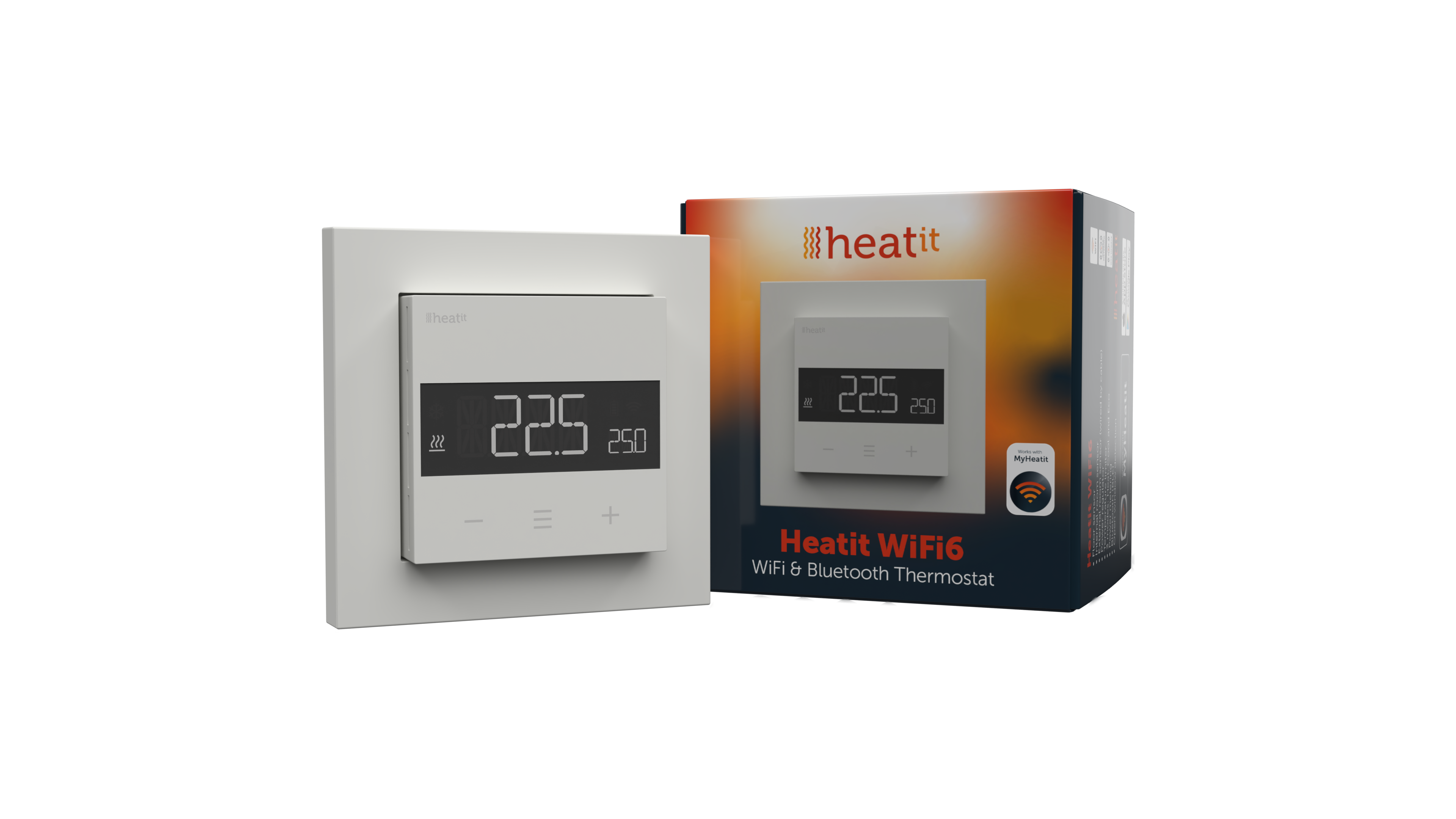Heatit WiFi6 Thermostat (Wei&szlig; RAL 9003) 