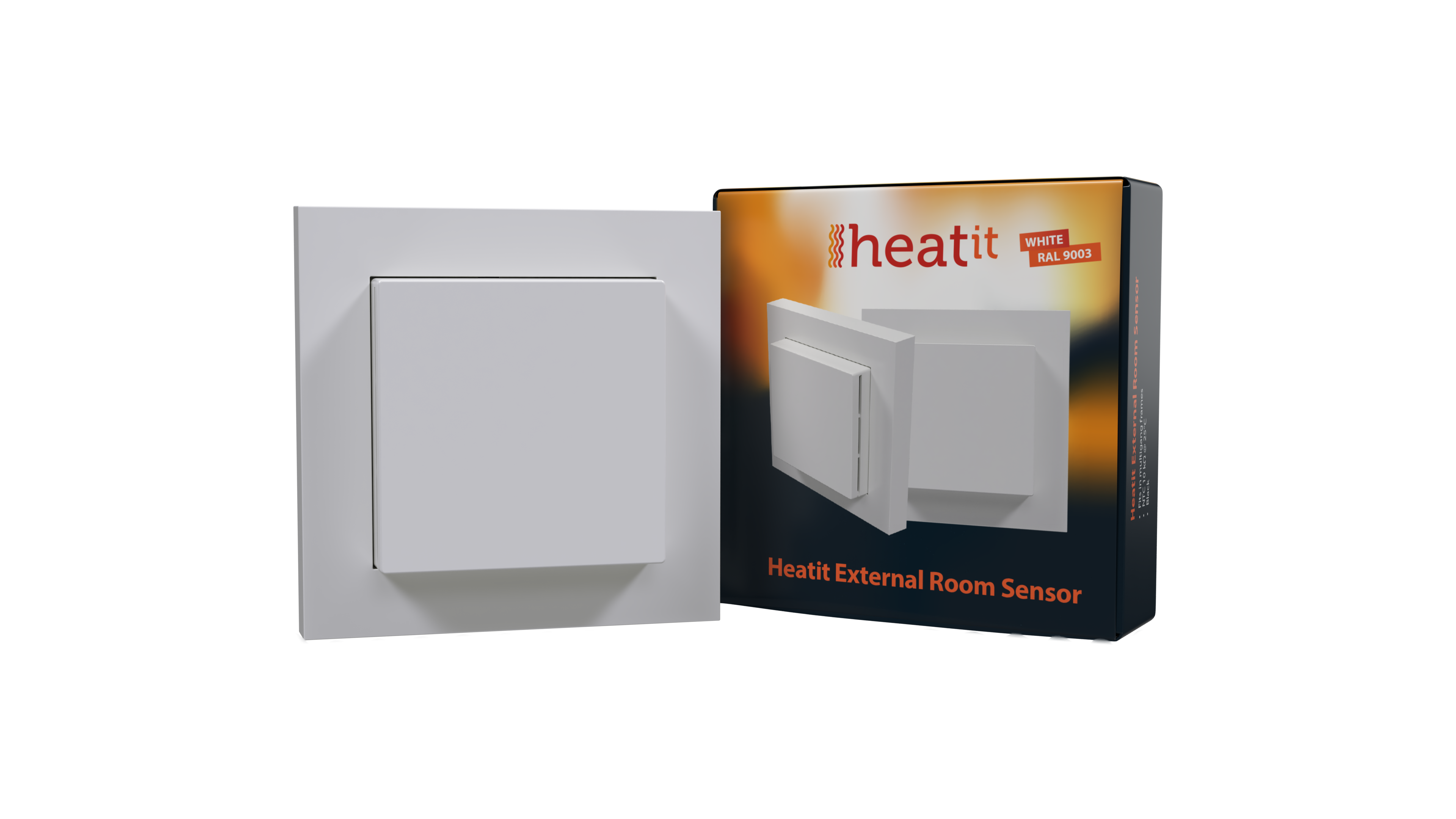 Heatit External Room Sensor (Wei&szlig; RAL 9003) 