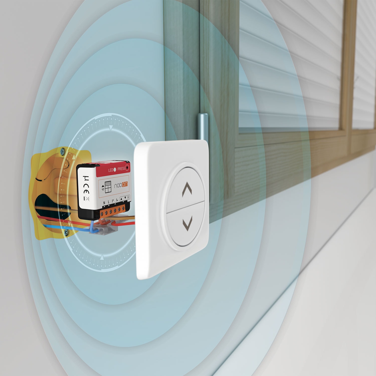 NodOn Zigbee Roller Shutter Relay Switch Rollladenschalter SIN-4-RS-20 