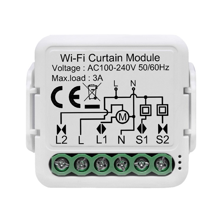 Netplus Shutter Switch WLAN Rollladenschalter 1-Kanal SmartLife oder Tuya Smart App 