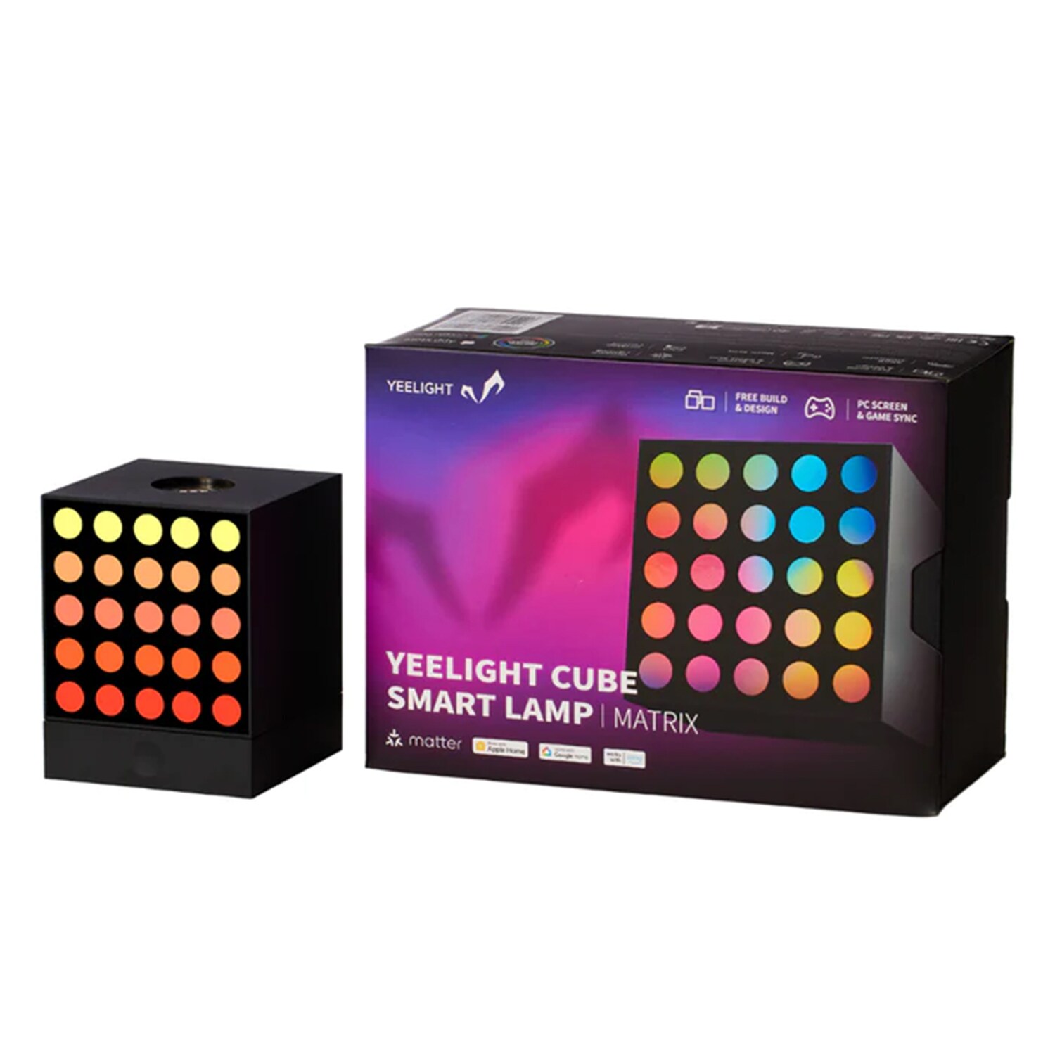 YEELIGHT Light Gaming Cube Matrix and Rooted Base WLAN 