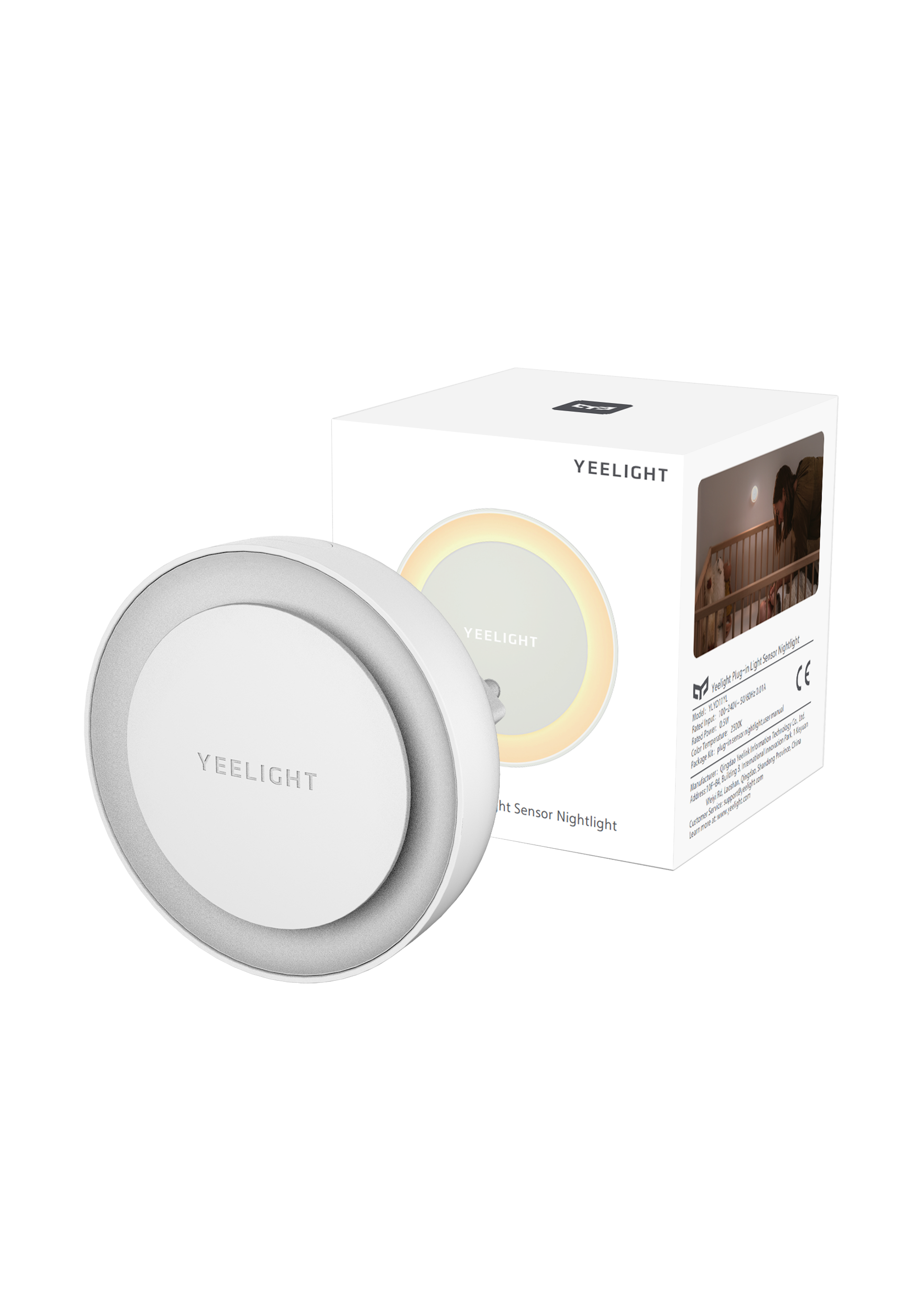 YEELIGHT Plug-in Light Sensor Nightlight Plug-in Lichtsensor-Nachtlicht WLAN 
