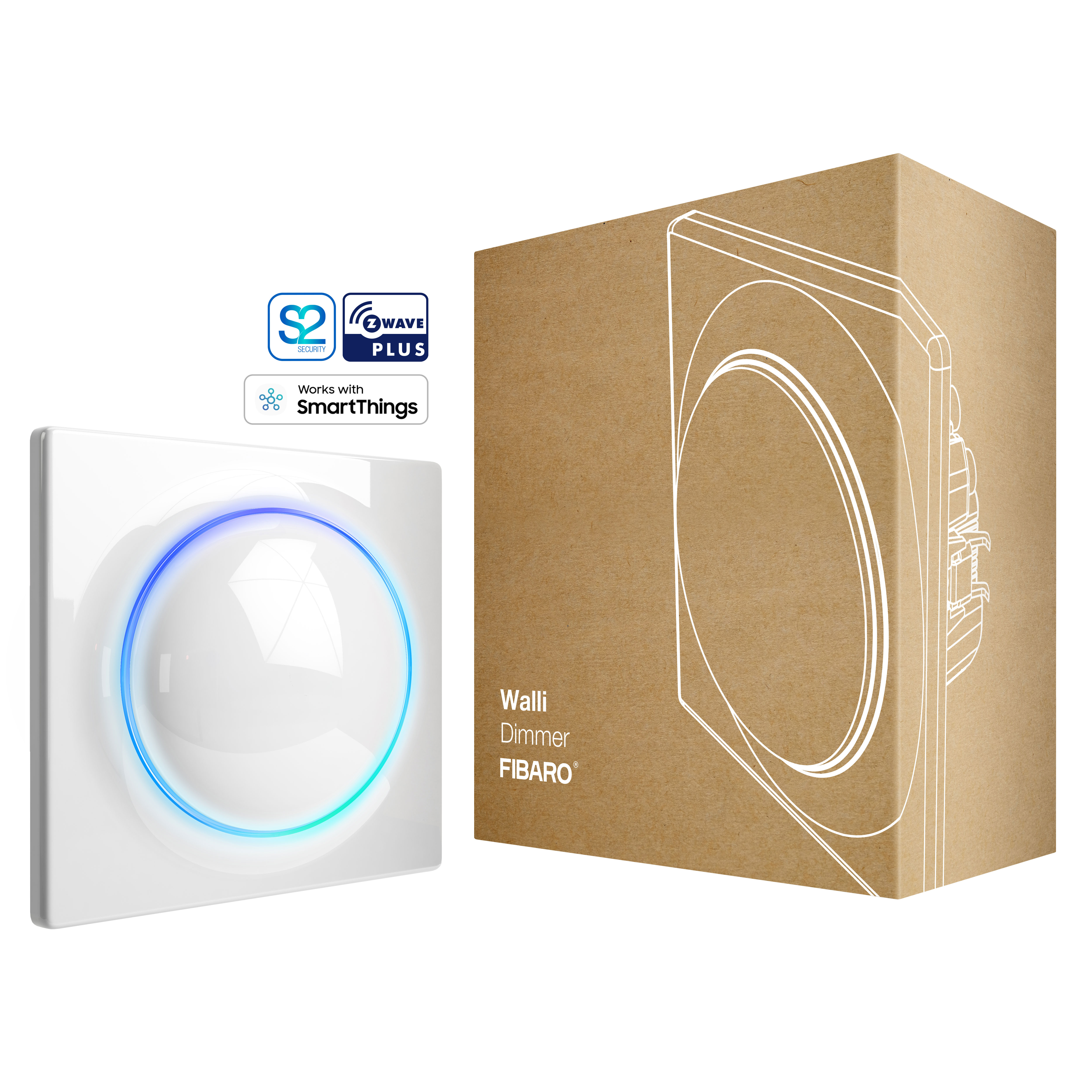 FIBARO Walli Dimmer (Wei&szlig;) 